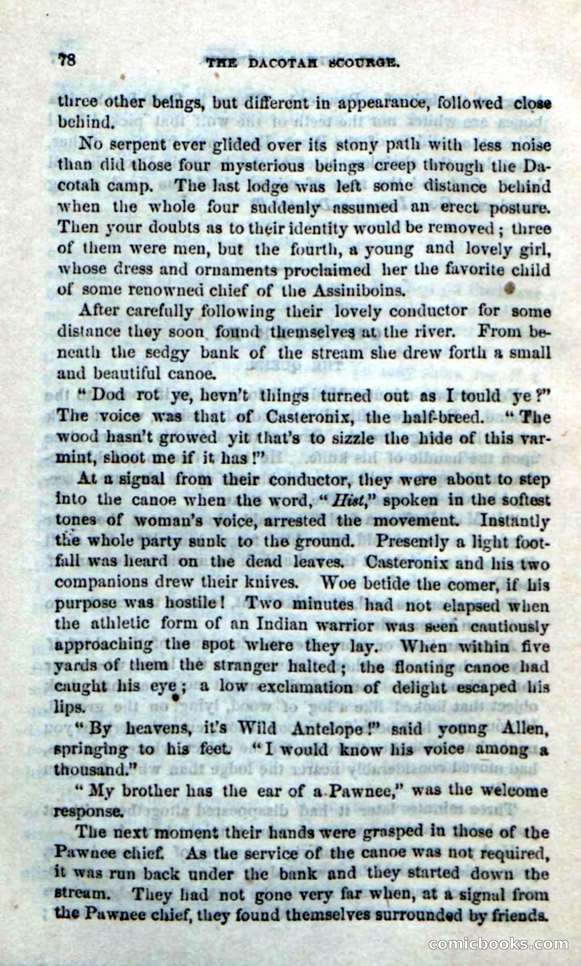 Beadle's Dime Novels No. 185: The Dacotah Scourge — page 76 of 100