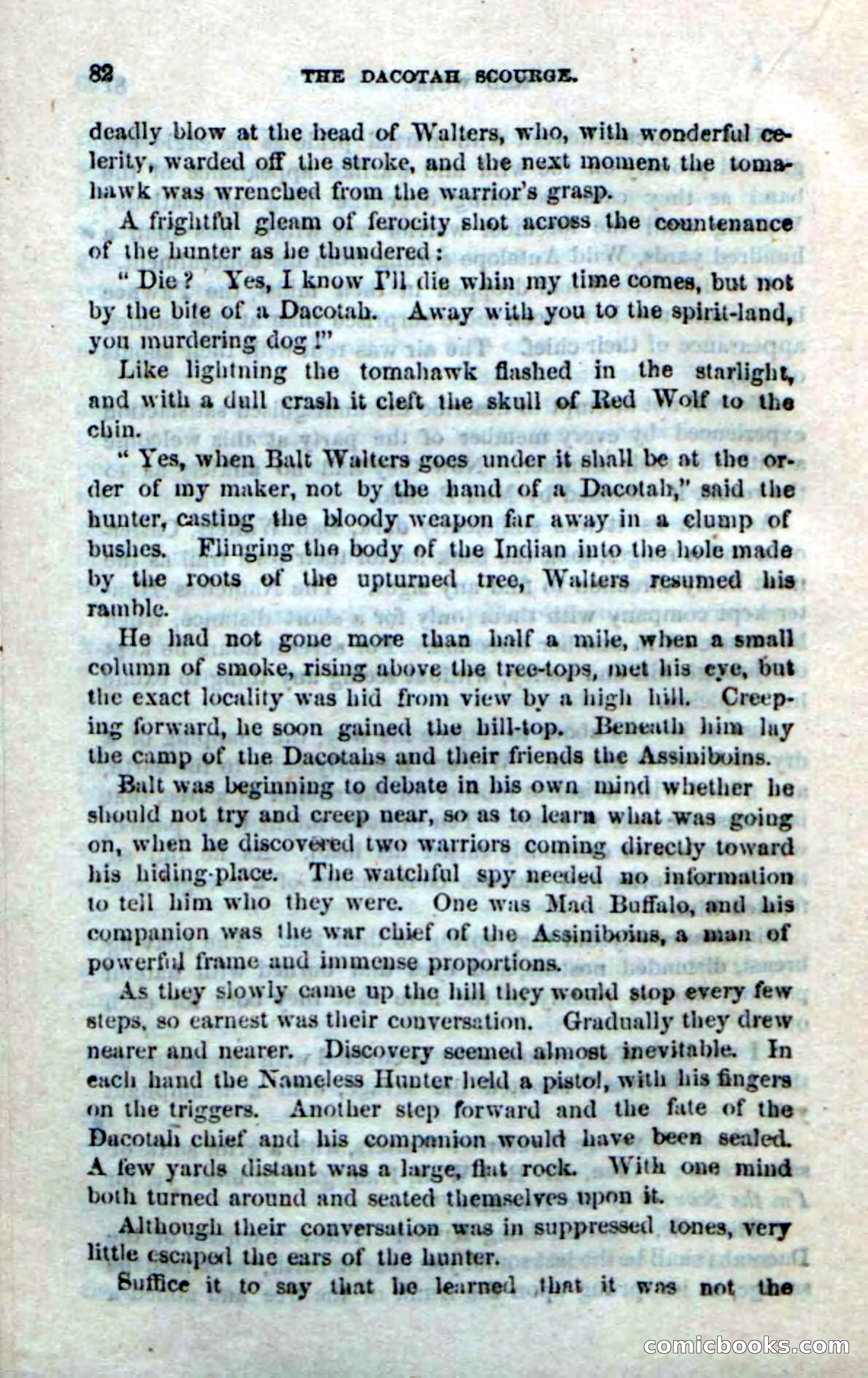 Beadle's Dime Novels No. 185: The Dacotah Scourge — page 80 of 100