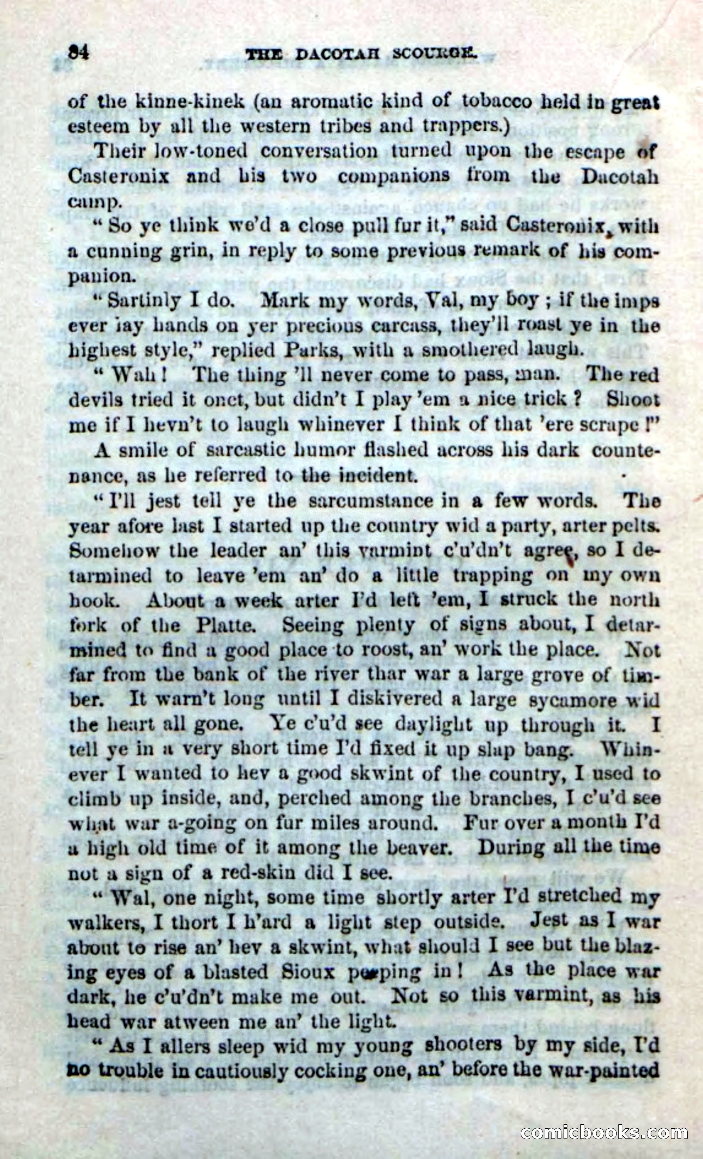 Beadle's Dime Novels No. 185: The Dacotah Scourge — page 82 of 100