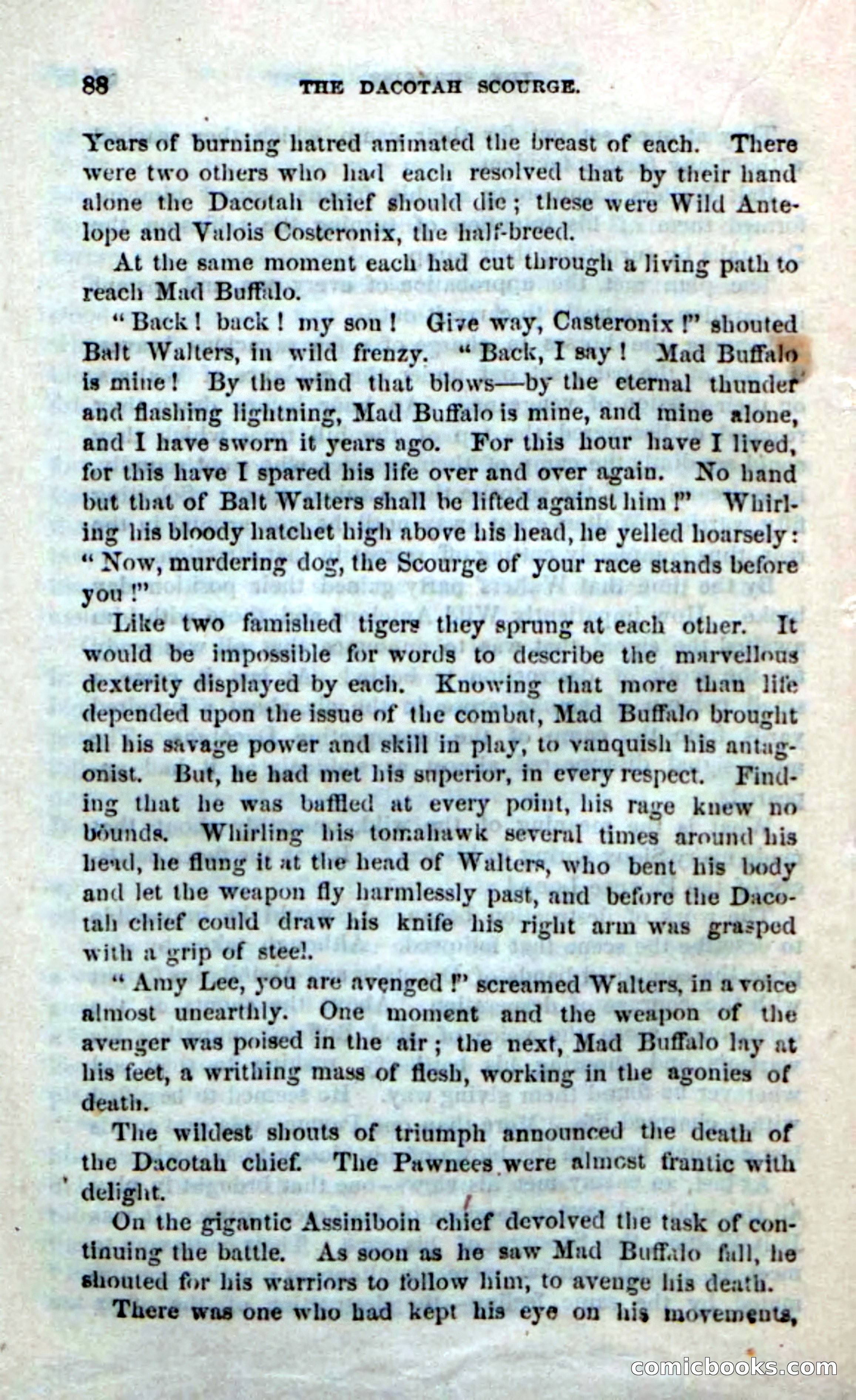 Beadle's Dime Novels No. 185: The Dacotah Scourge — page 86 of 100