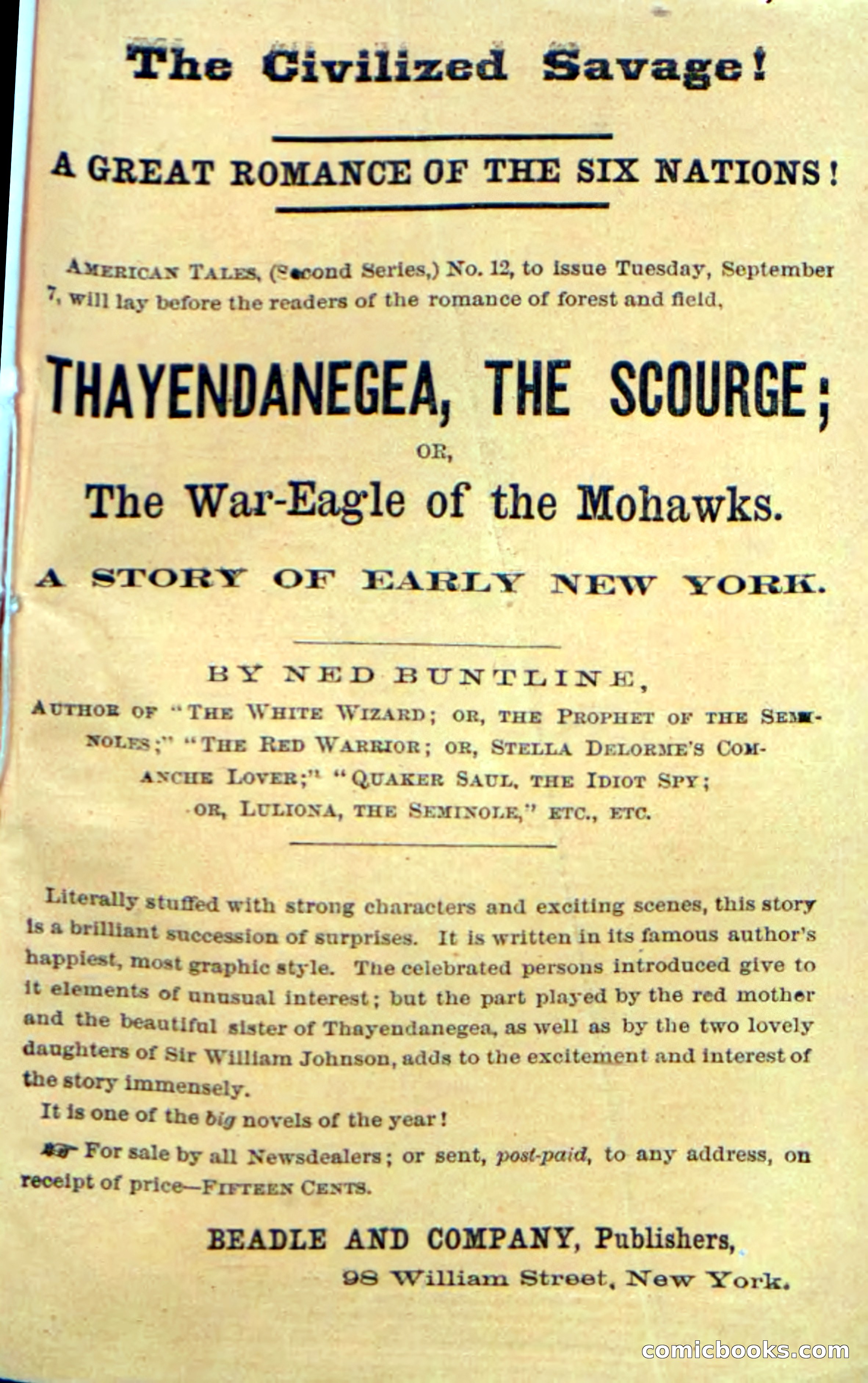 Beadle's Dime Novels No. 185: The Dacotah Scourge — page 99 of 100