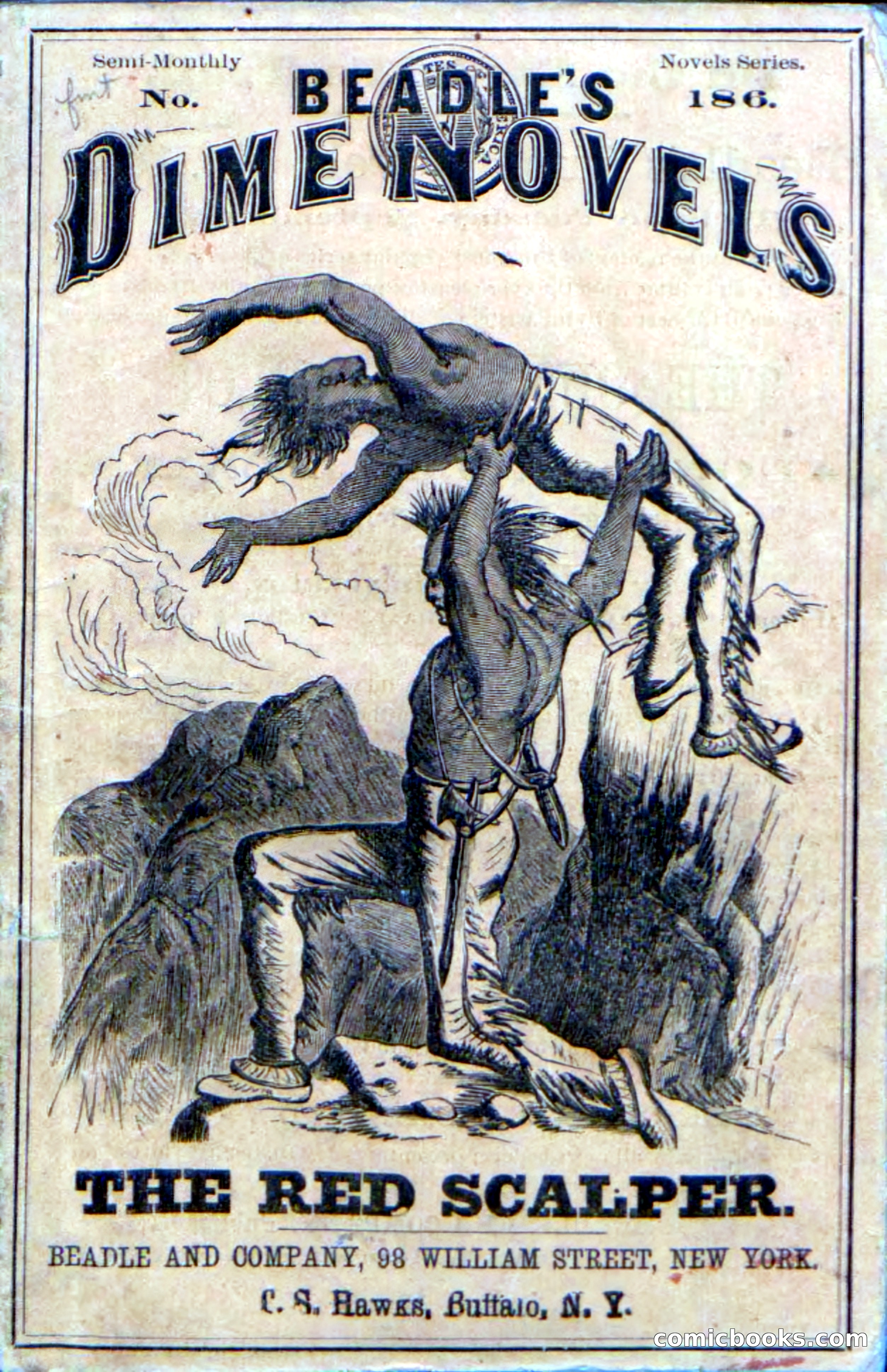 Beadle's Dime Novels No. 186: The Red Scalper