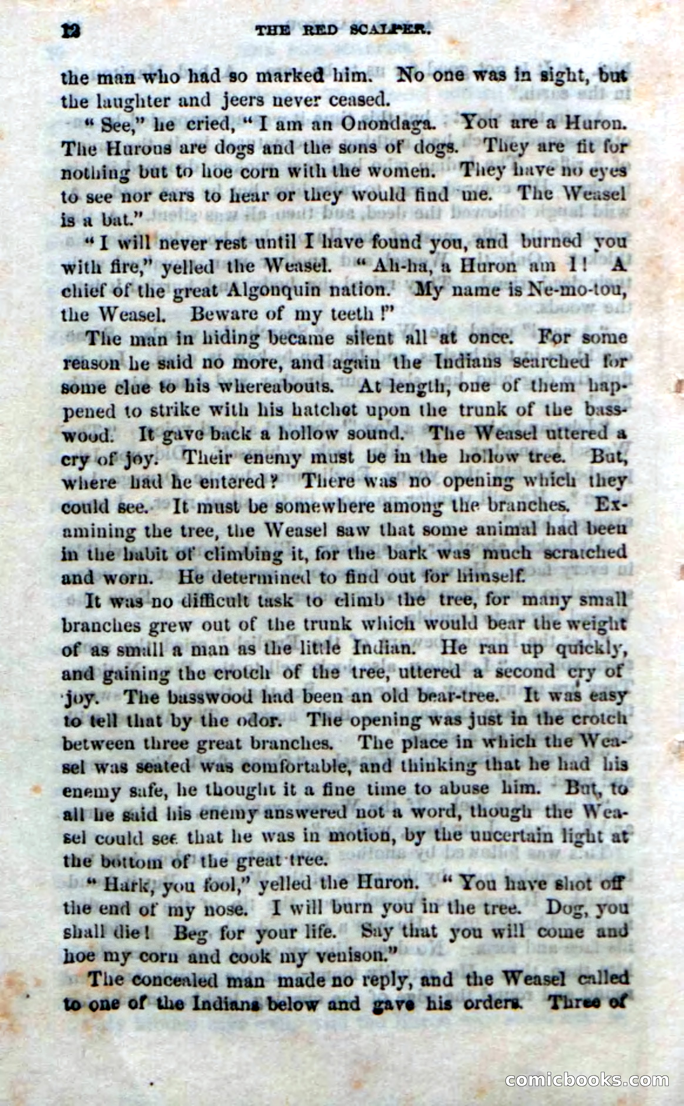 Beadle's Dime Novels No. 186: The Red Scalper — page 10 of 100