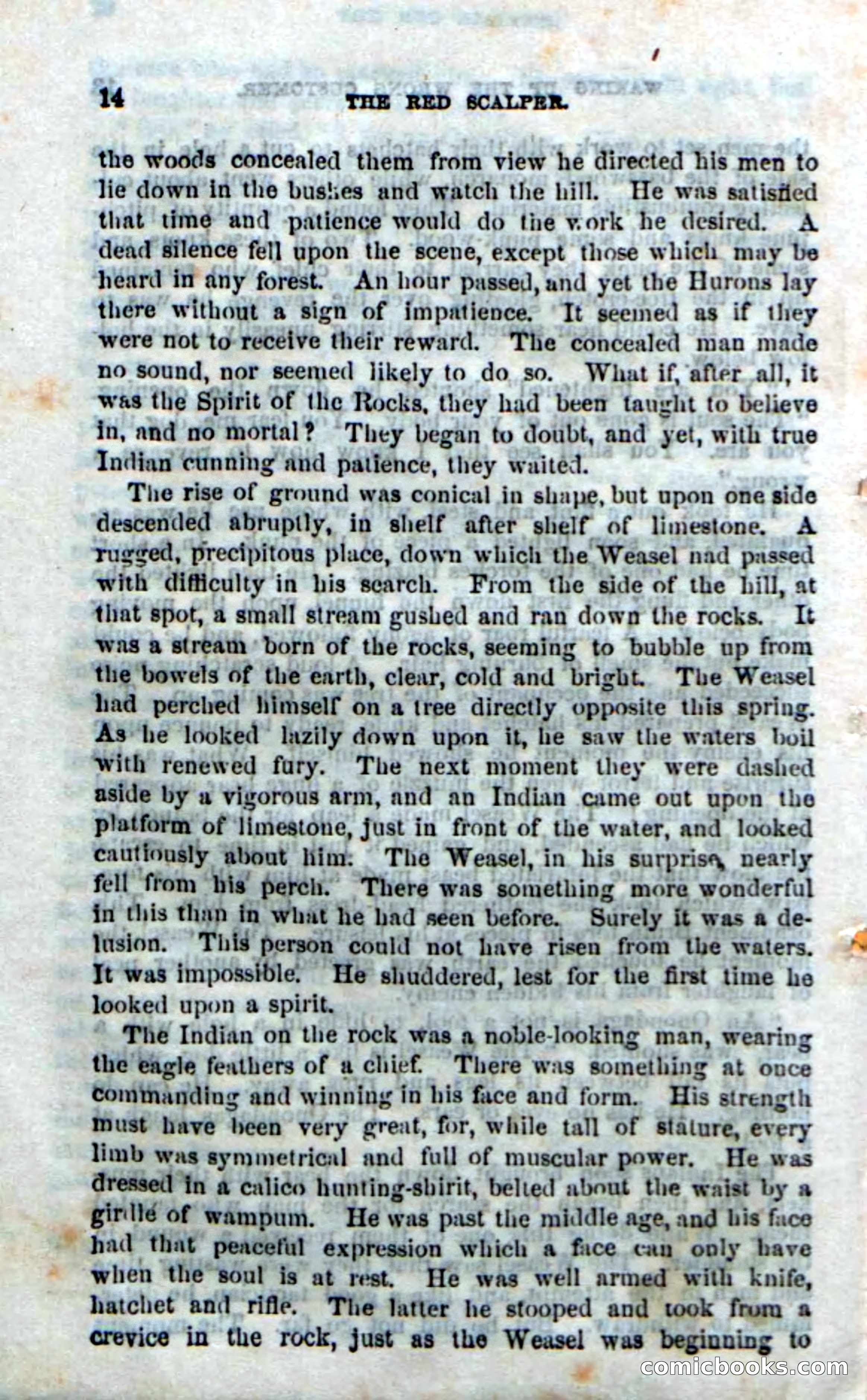 Beadle's Dime Novels No. 186: The Red Scalper — page 12 of 100