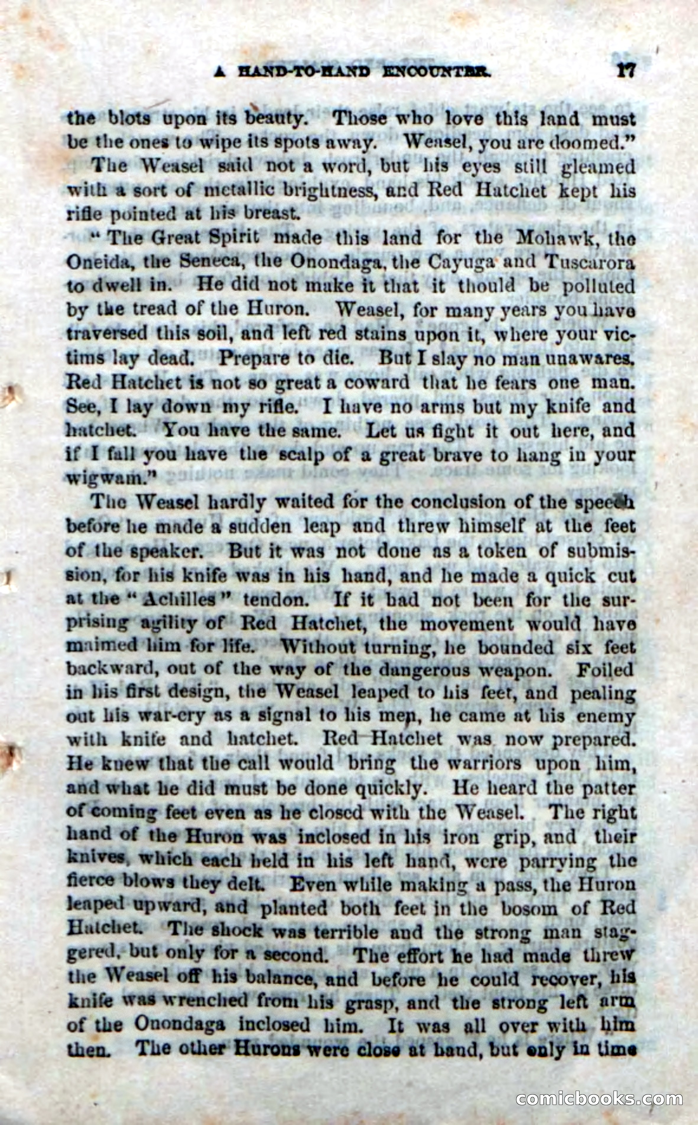Beadle's Dime Novels No. 186: The Red Scalper — page 15 of 100