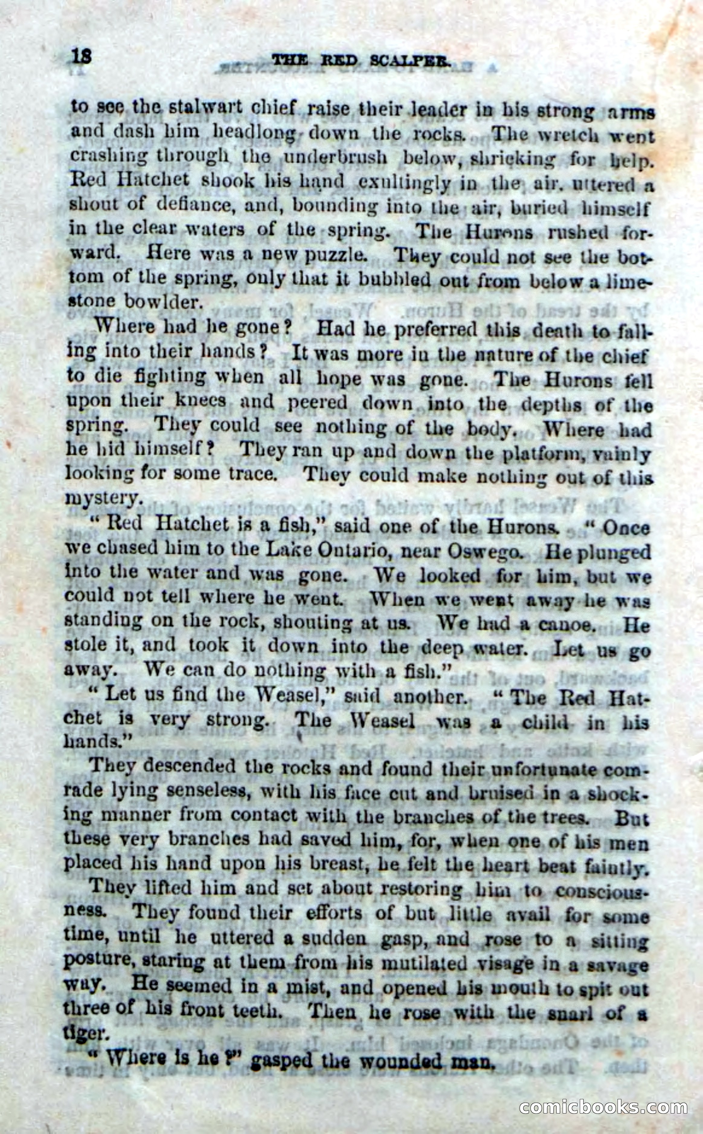 Beadle's Dime Novels No. 186: The Red Scalper — page 16 of 100