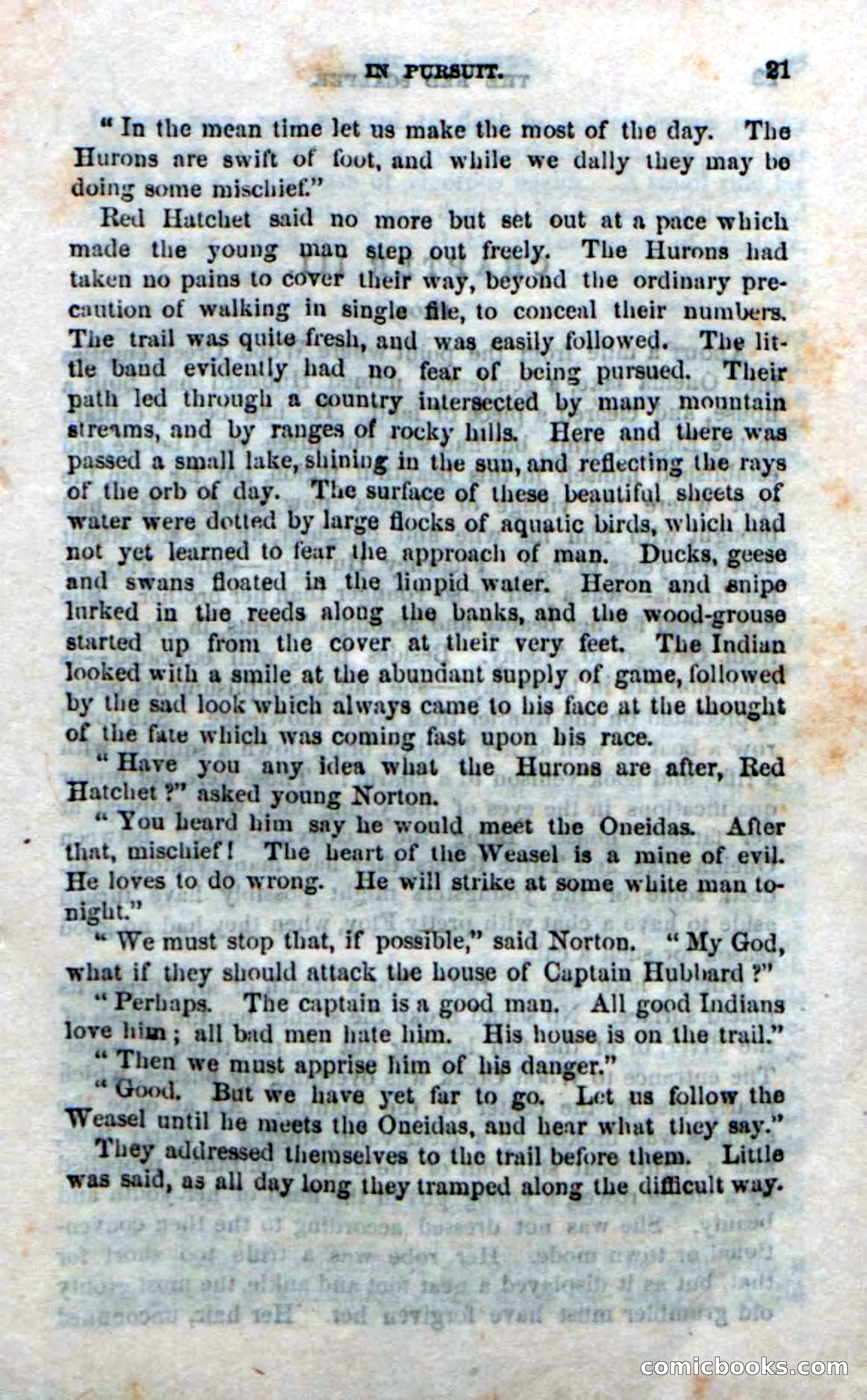 Beadle's Dime Novels No. 186: The Red Scalper — page 19 of 100