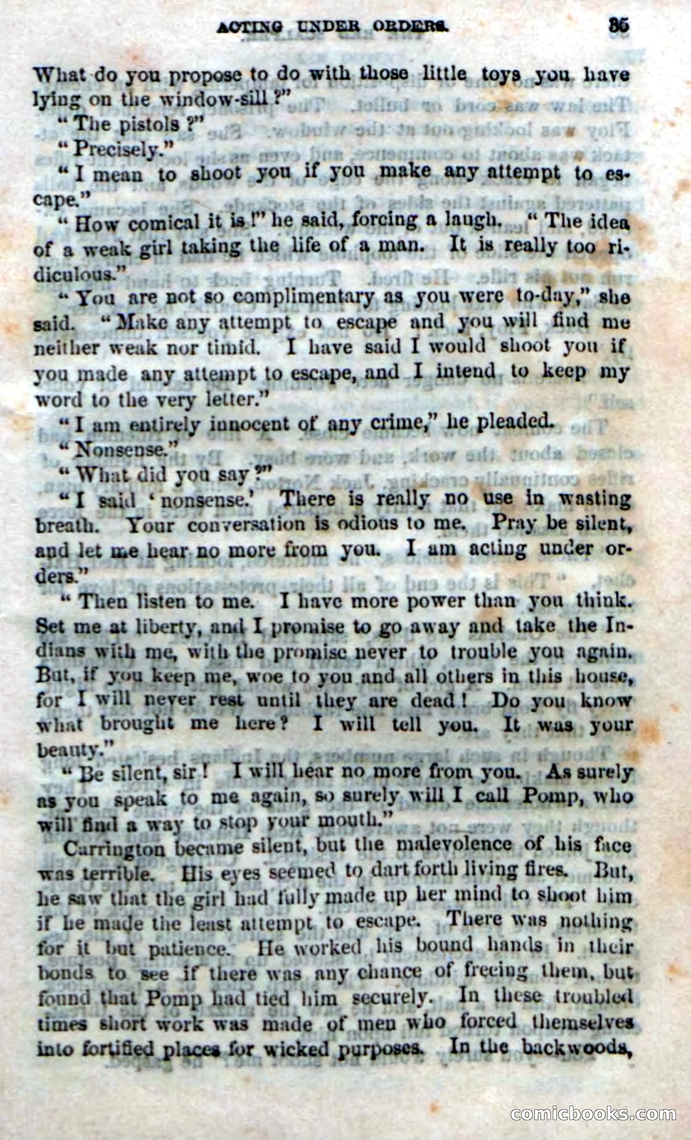Beadle's Dime Novels No. 186: The Red Scalper — page 33 of 100