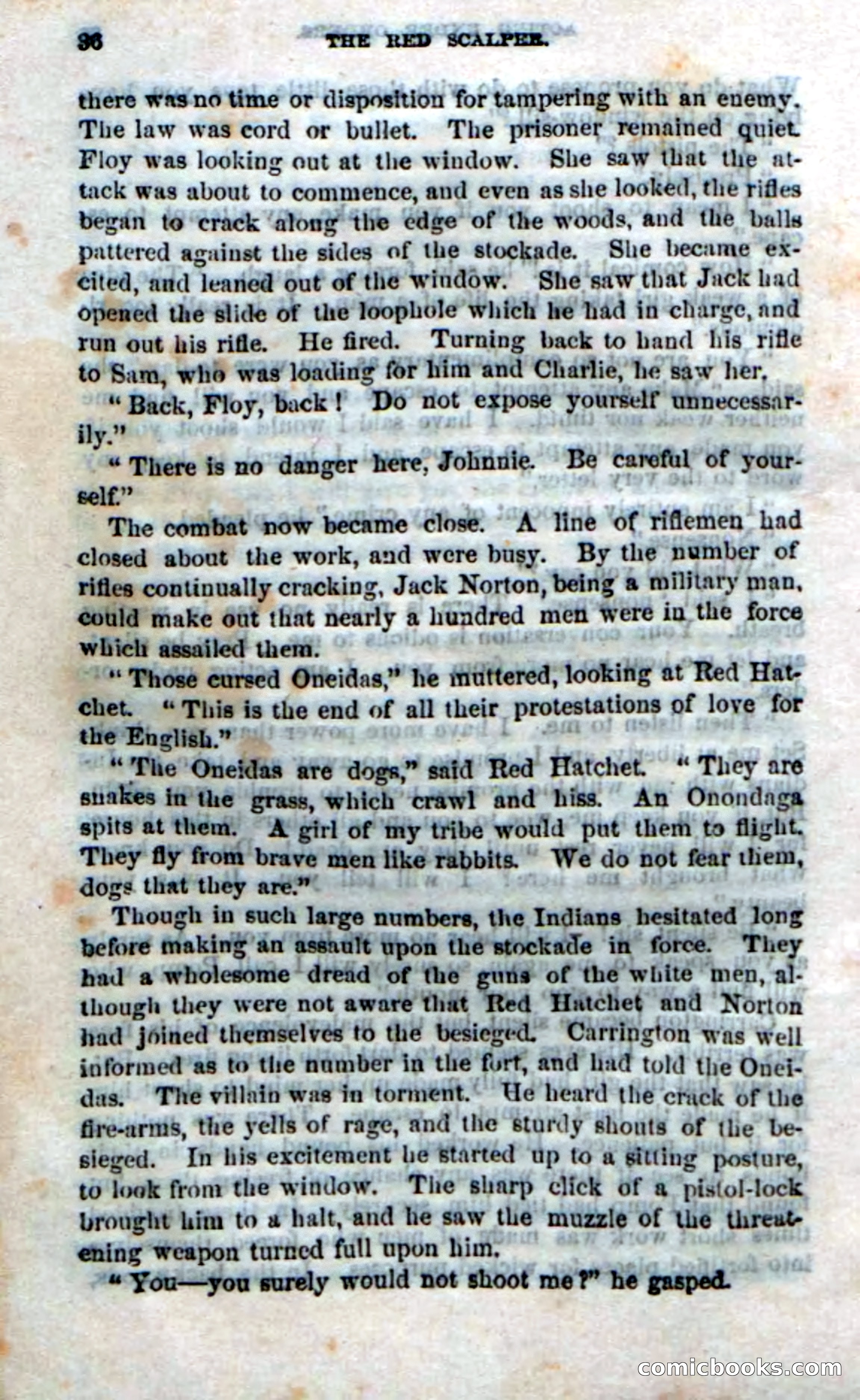 Beadle's Dime Novels No. 186: The Red Scalper — page 34 of 100