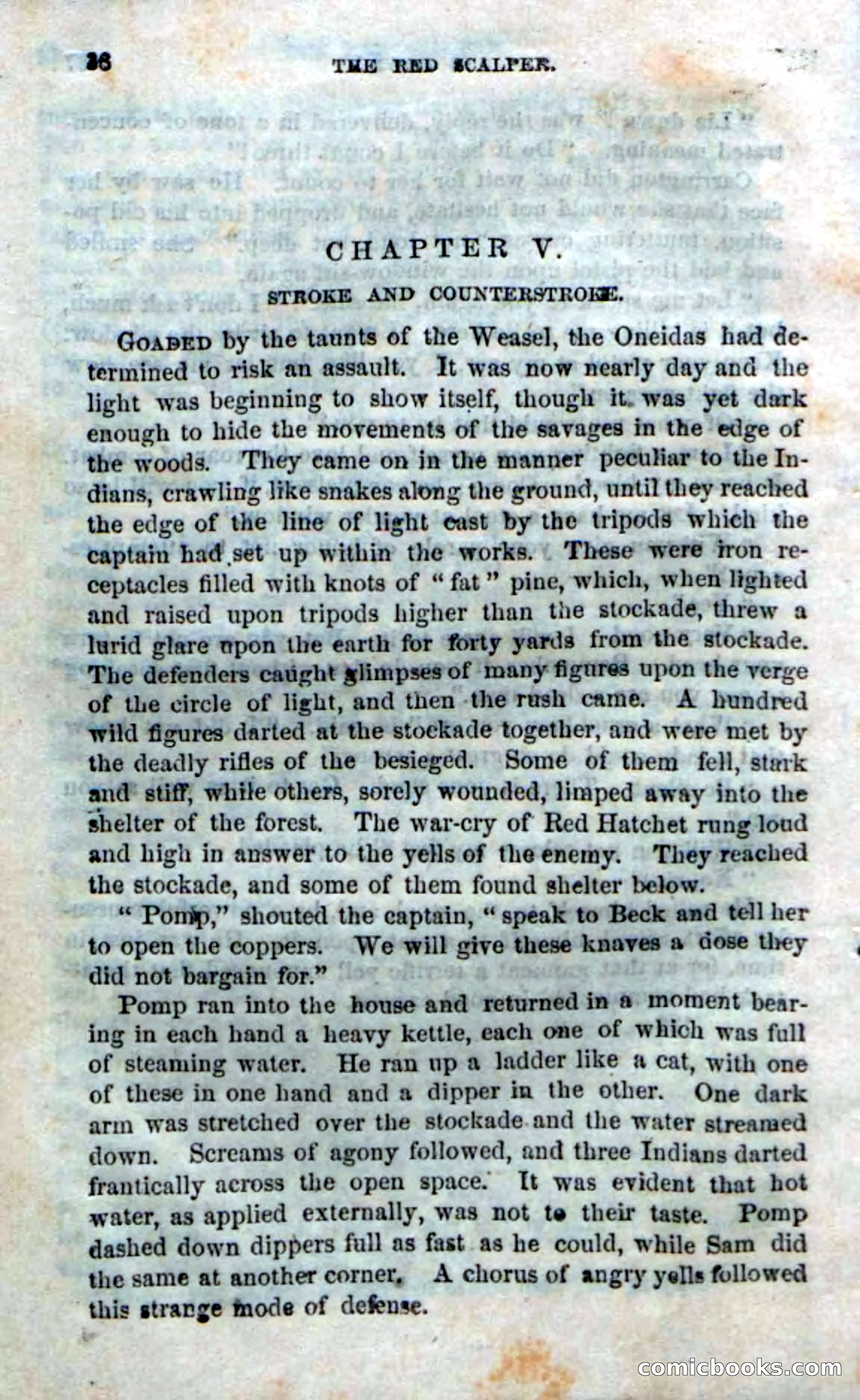 Beadle's Dime Novels No. 186: The Red Scalper — page 36 of 100