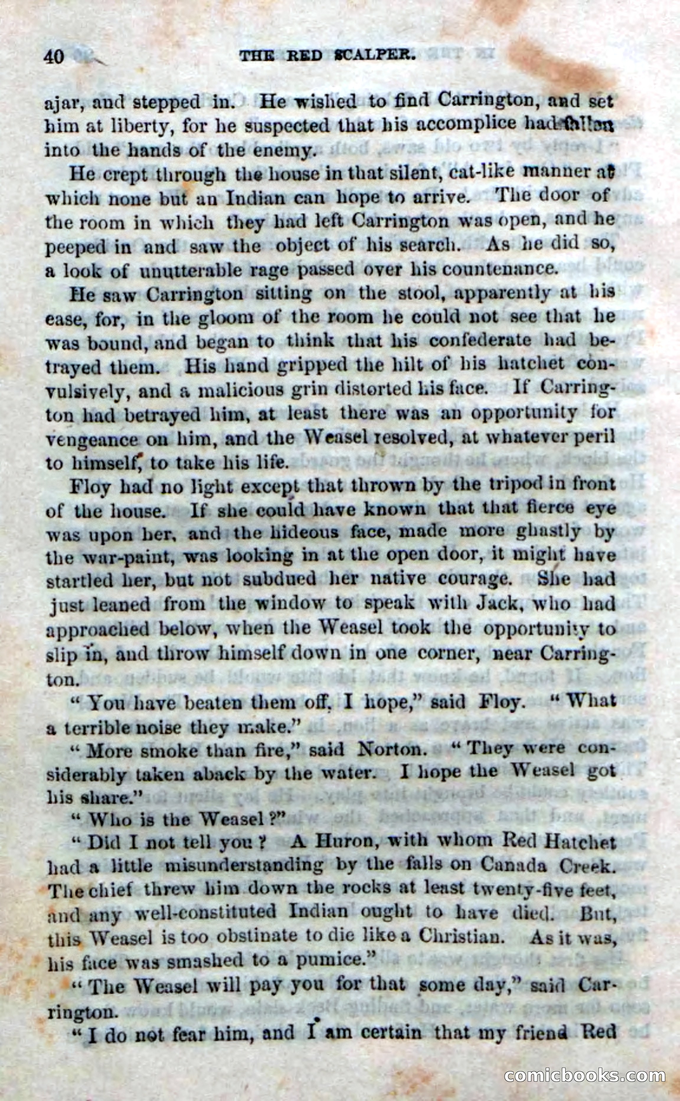 Beadle's Dime Novels No. 186: The Red Scalper — page 38 of 100