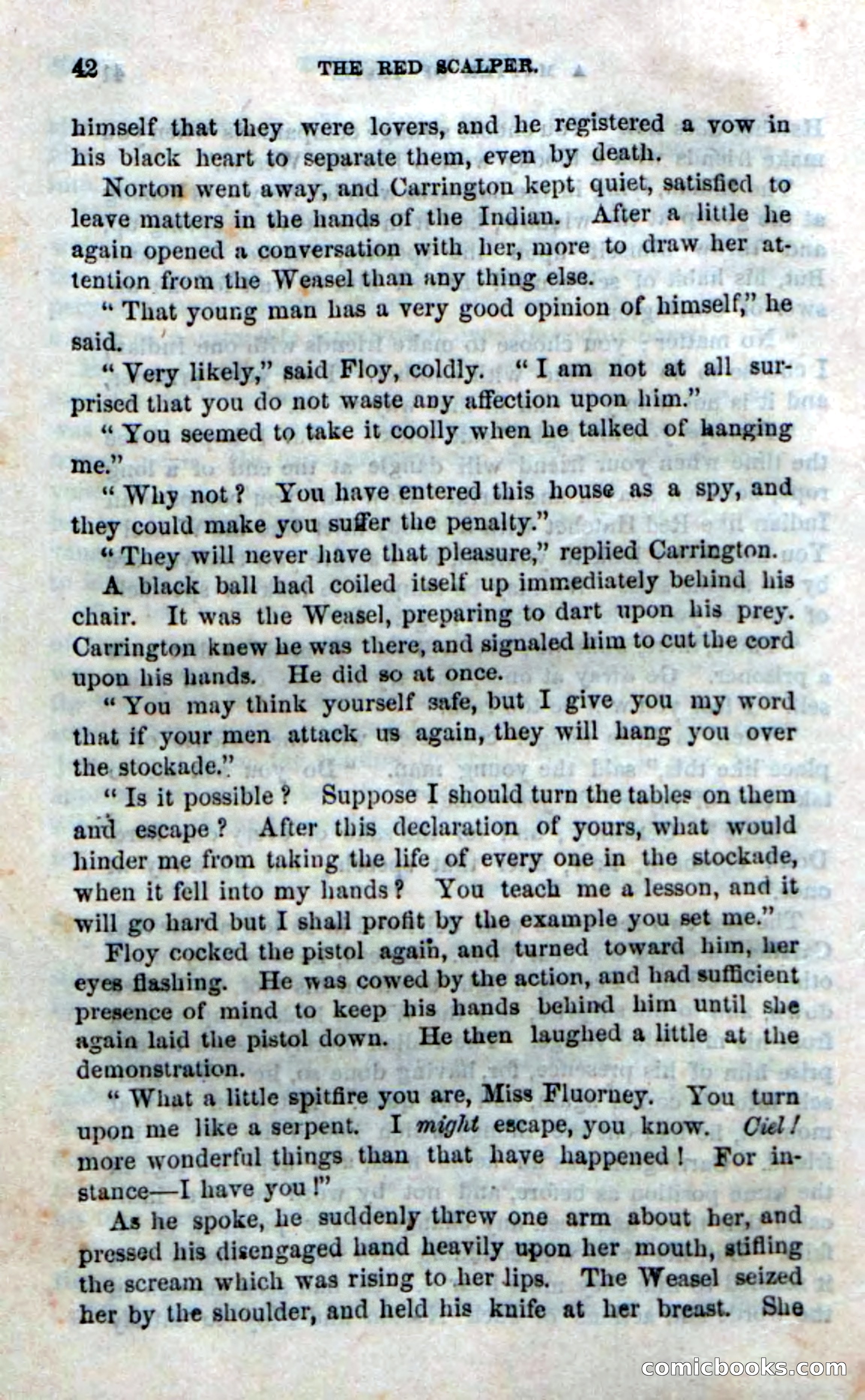 Beadle's Dime Novels No. 186: The Red Scalper — page 40 of 100
