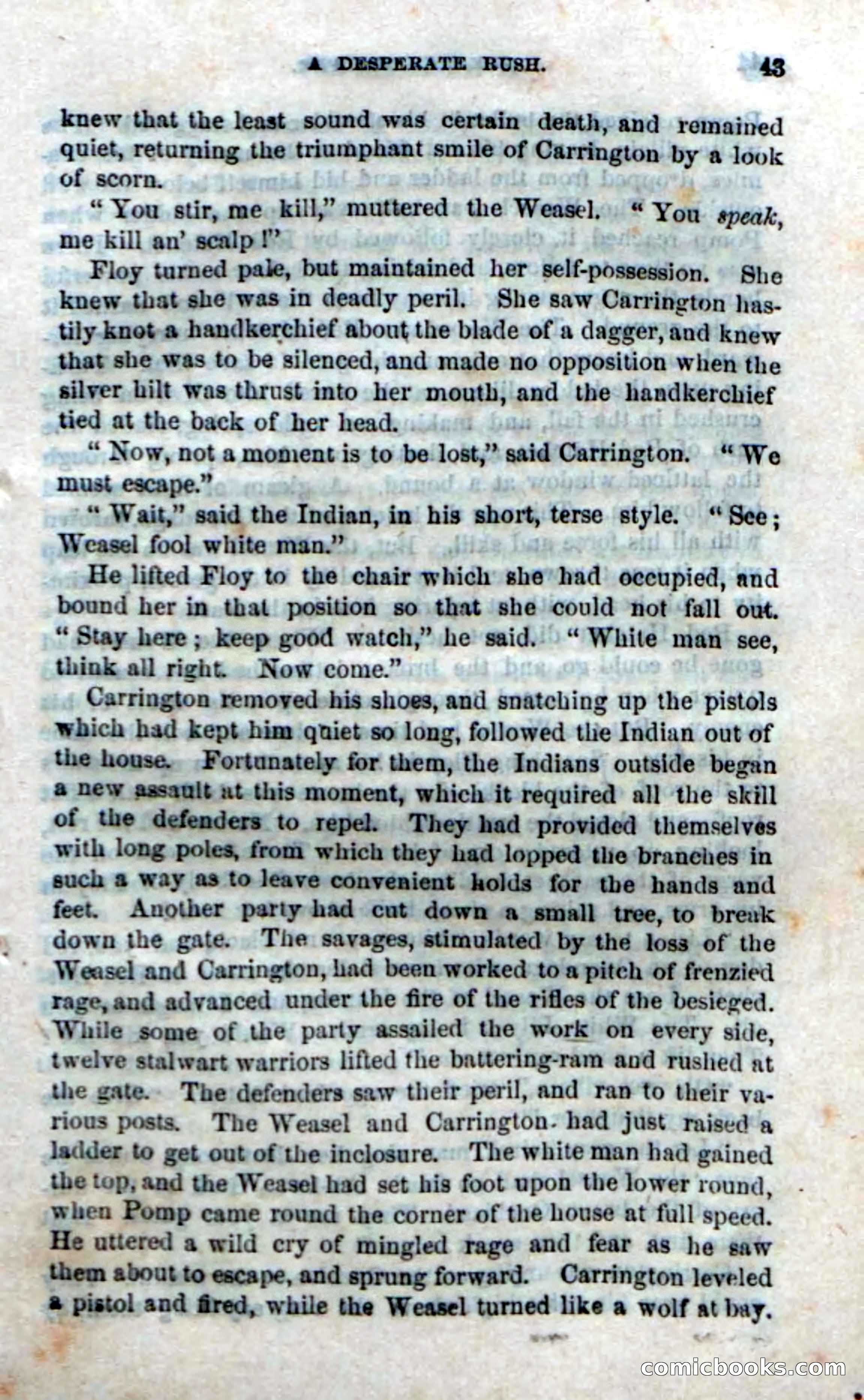 Beadle's Dime Novels No. 186: The Red Scalper — page 41 of 100