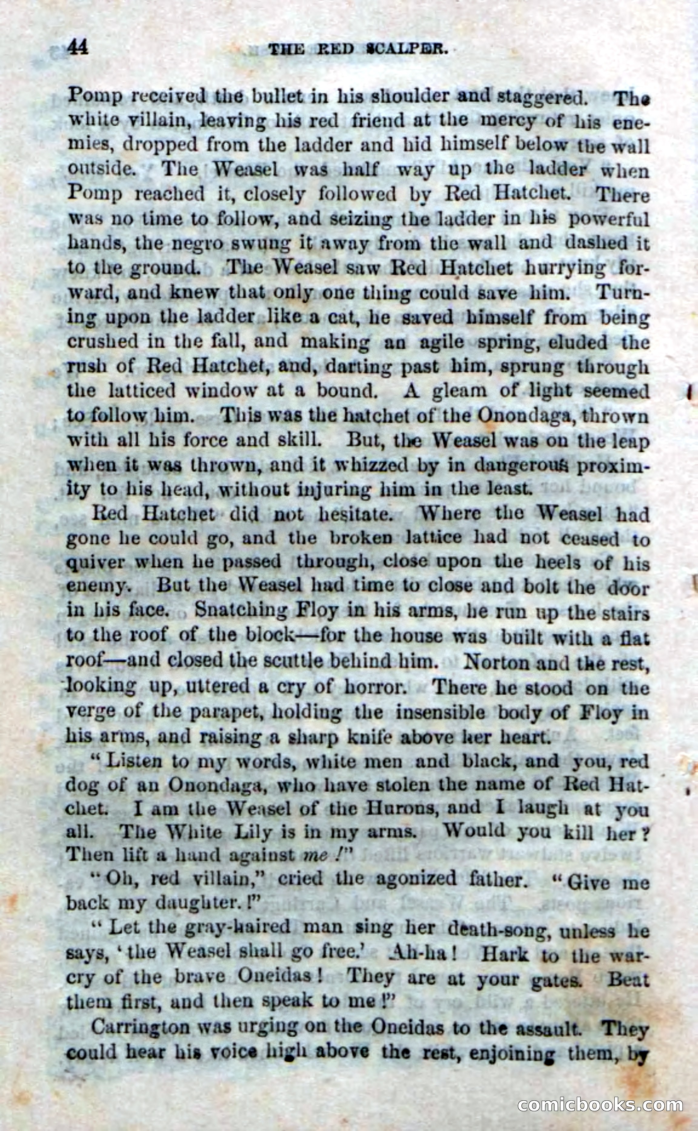 Beadle's Dime Novels No. 186: The Red Scalper — page 42 of 100