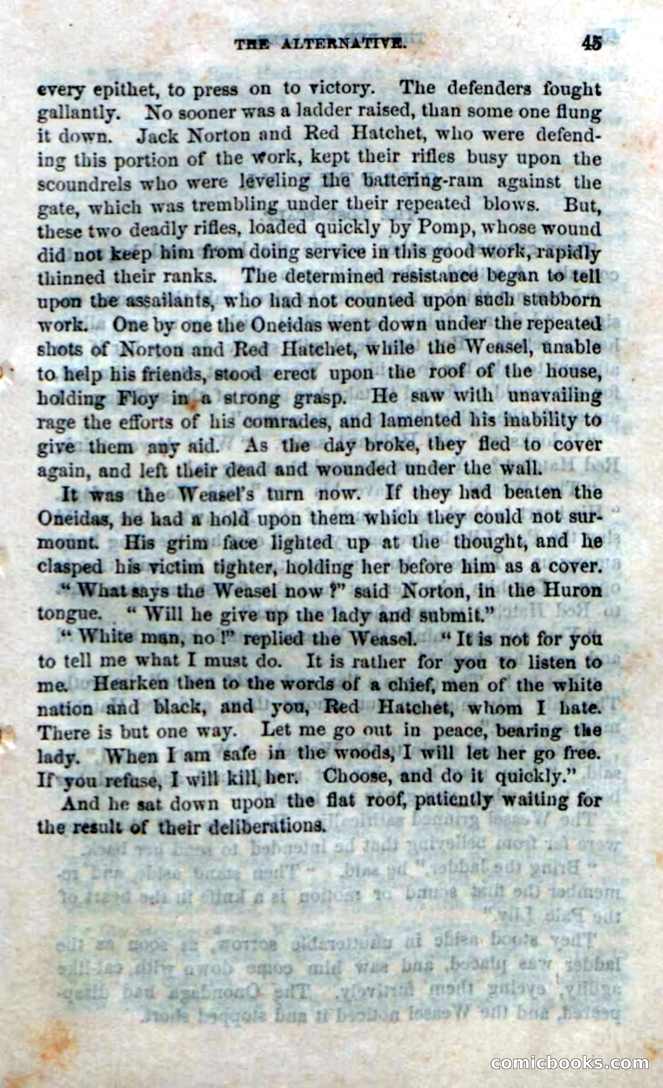Beadle's Dime Novels No. 186: The Red Scalper — page 43 of 100