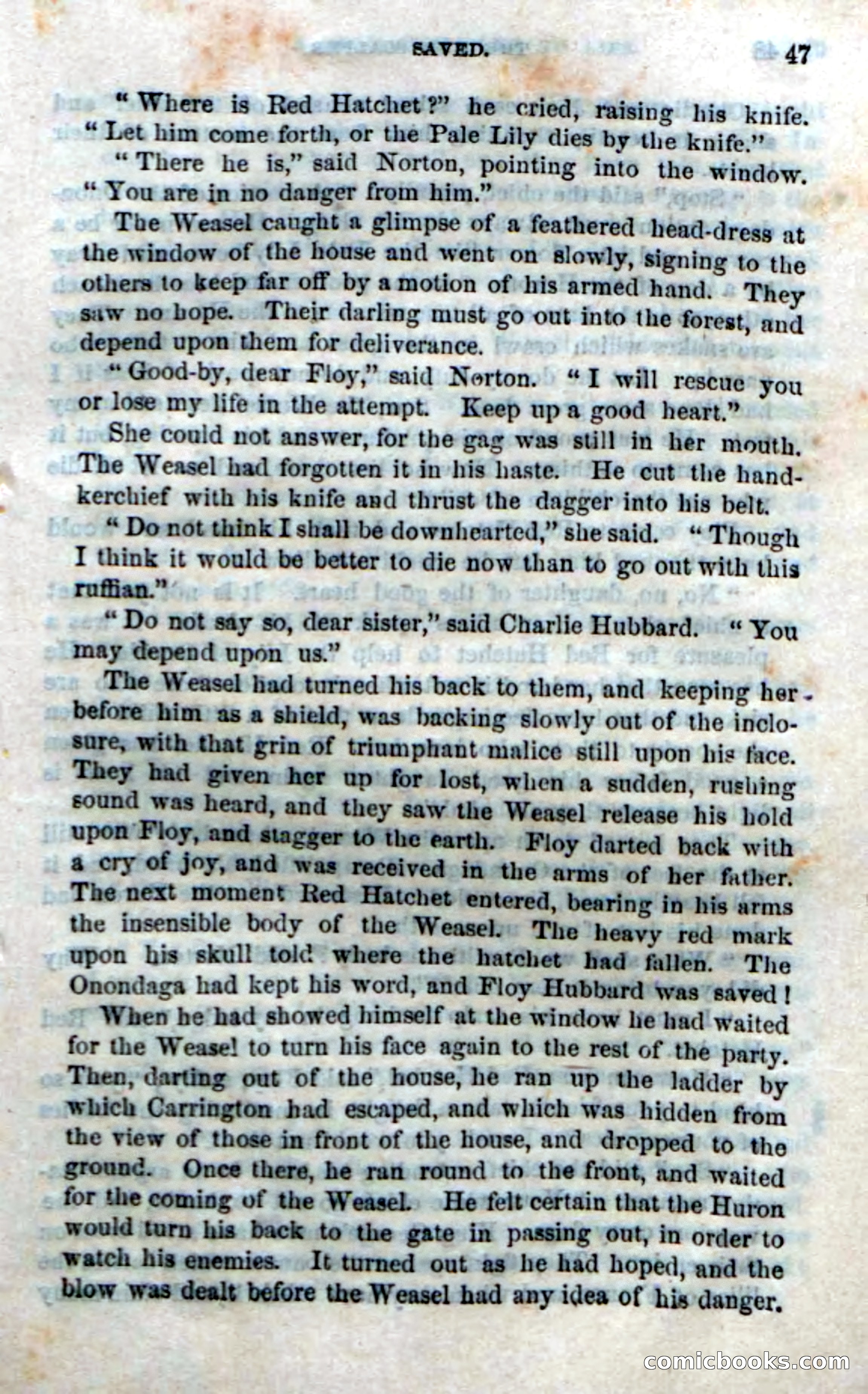 Beadle's Dime Novels No. 186: The Red Scalper — page 45 of 100