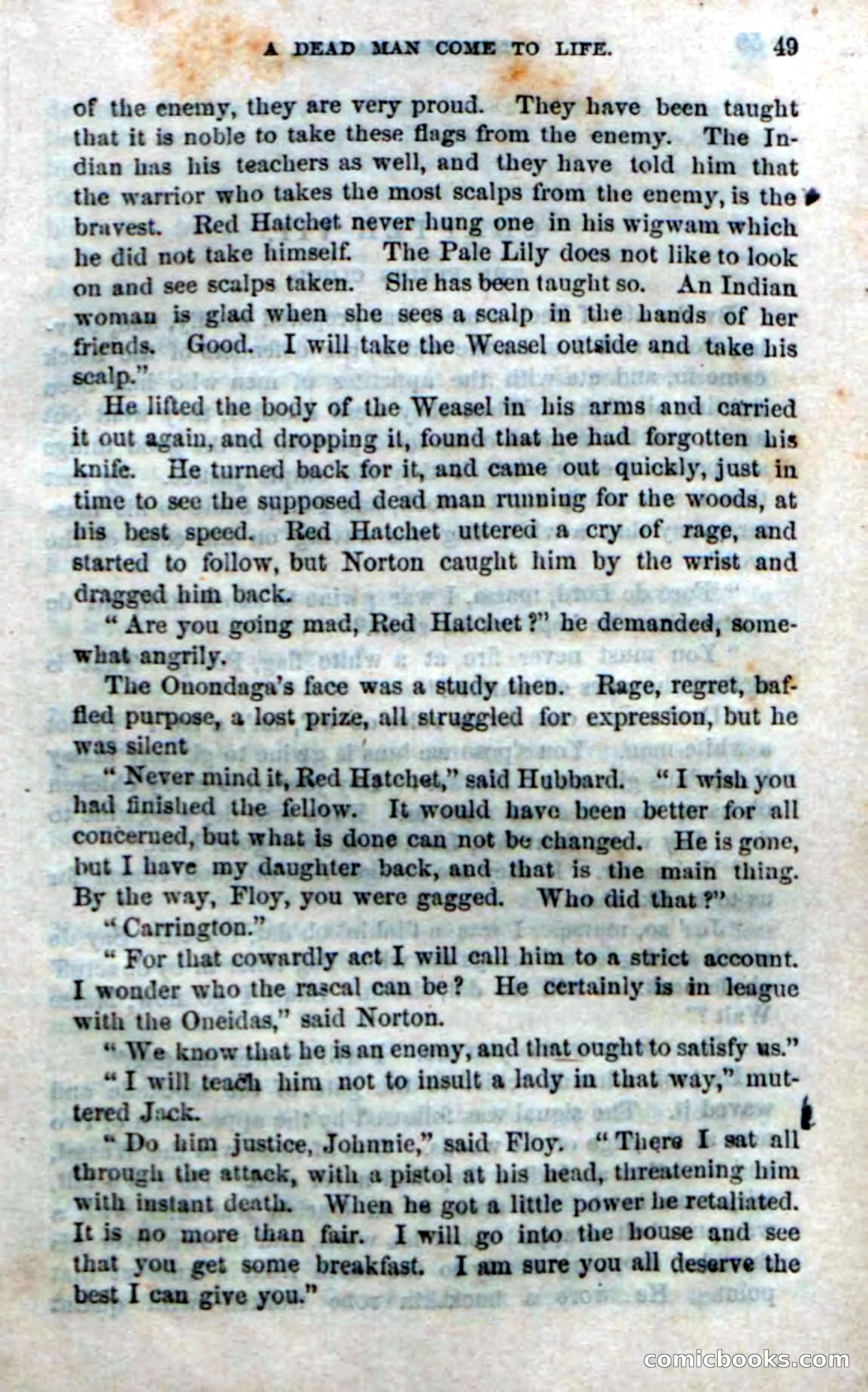 Beadle's Dime Novels No. 186: The Red Scalper — page 47 of 100
