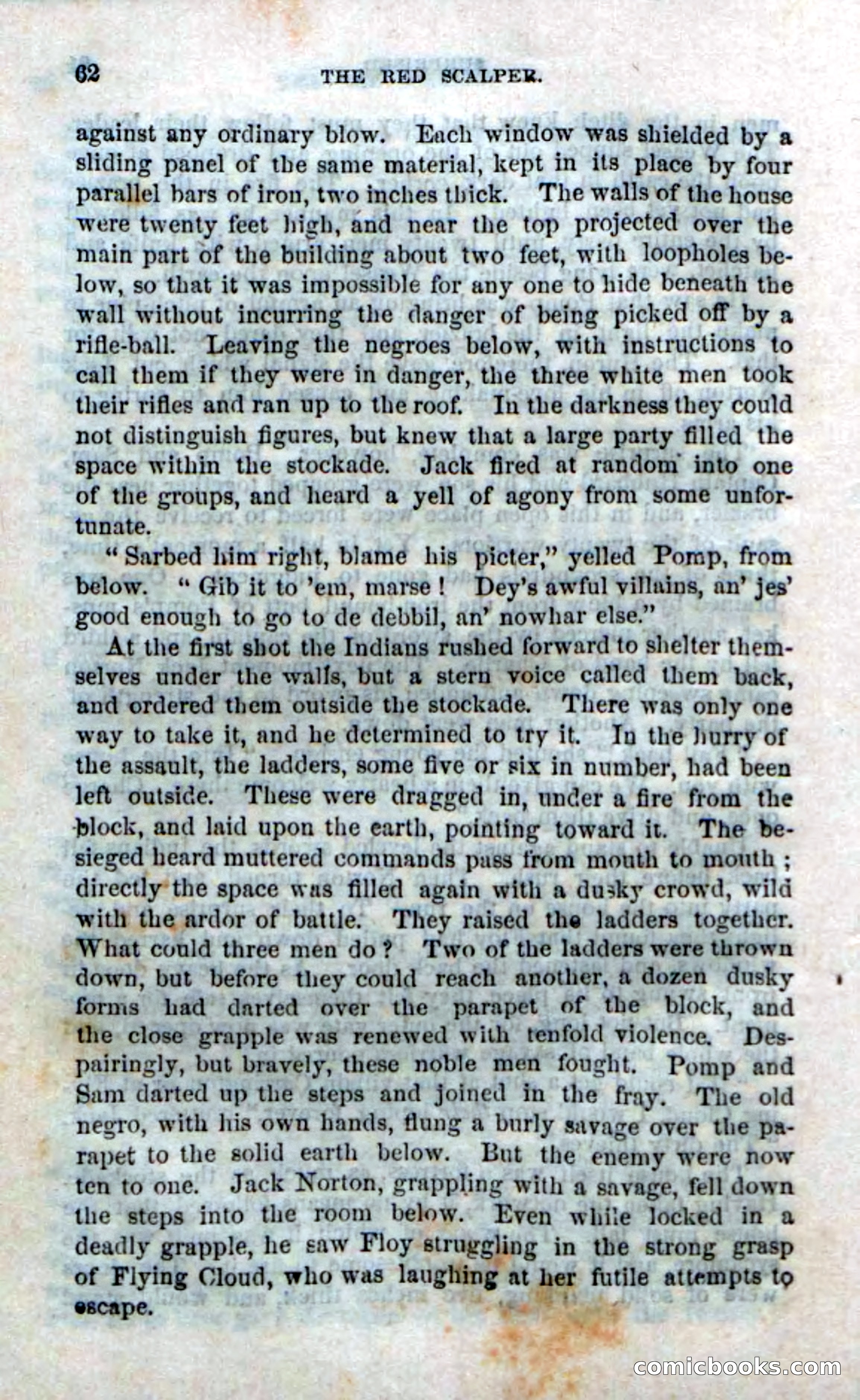 Beadle's Dime Novels No. 186: The Red Scalper — page 60 of 100