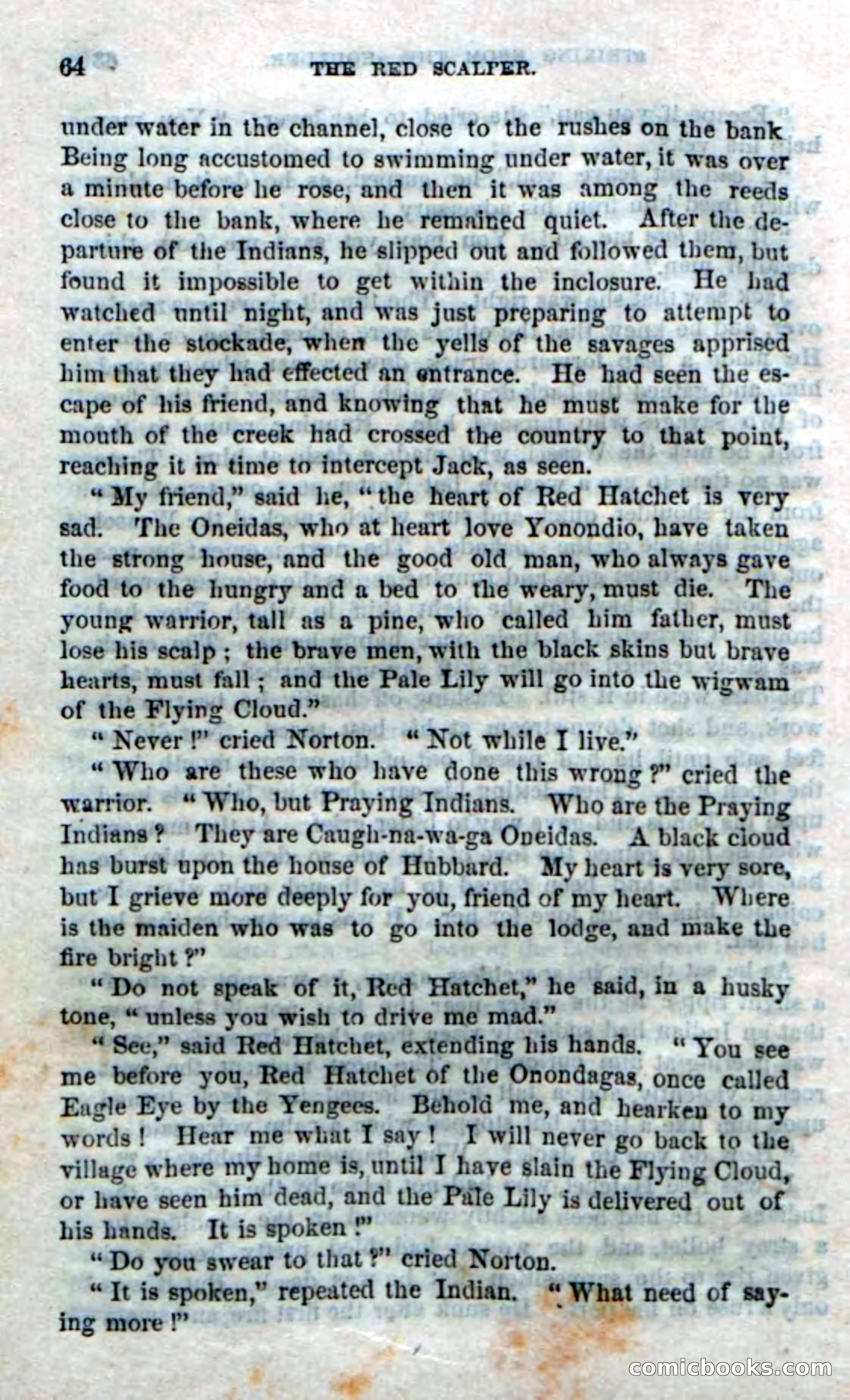Beadle's Dime Novels No. 186: The Red Scalper — page 62 of 100