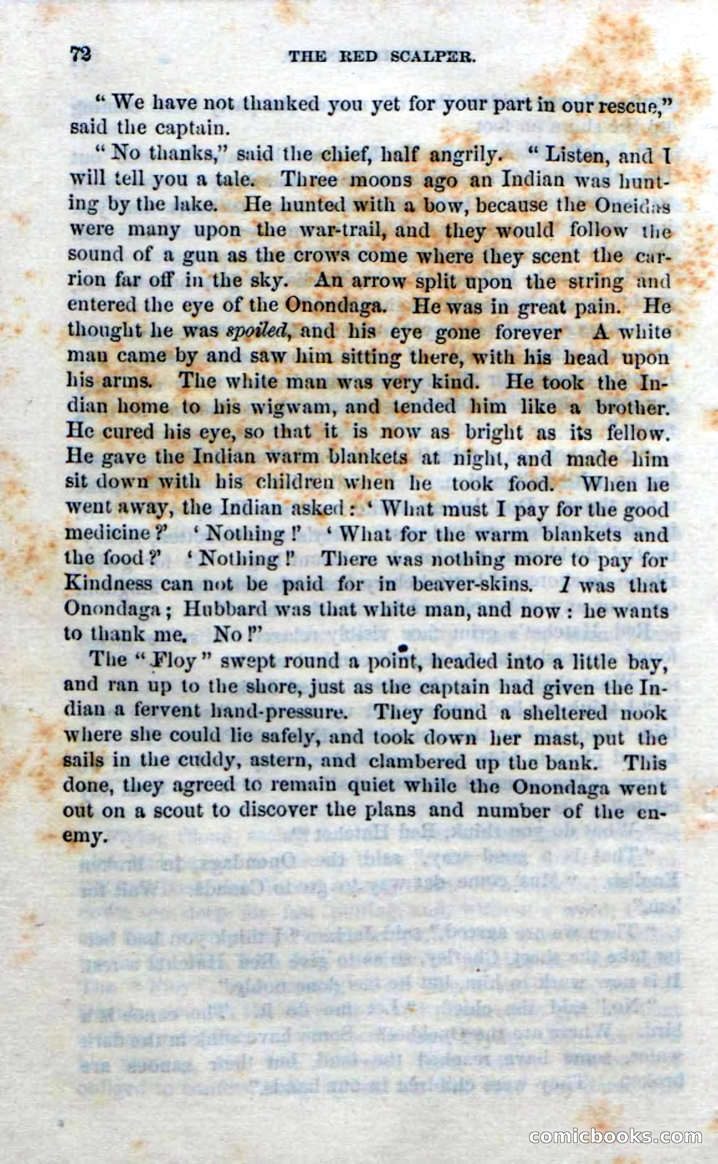 Beadle's Dime Novels No. 186: The Red Scalper — page 70 of 100