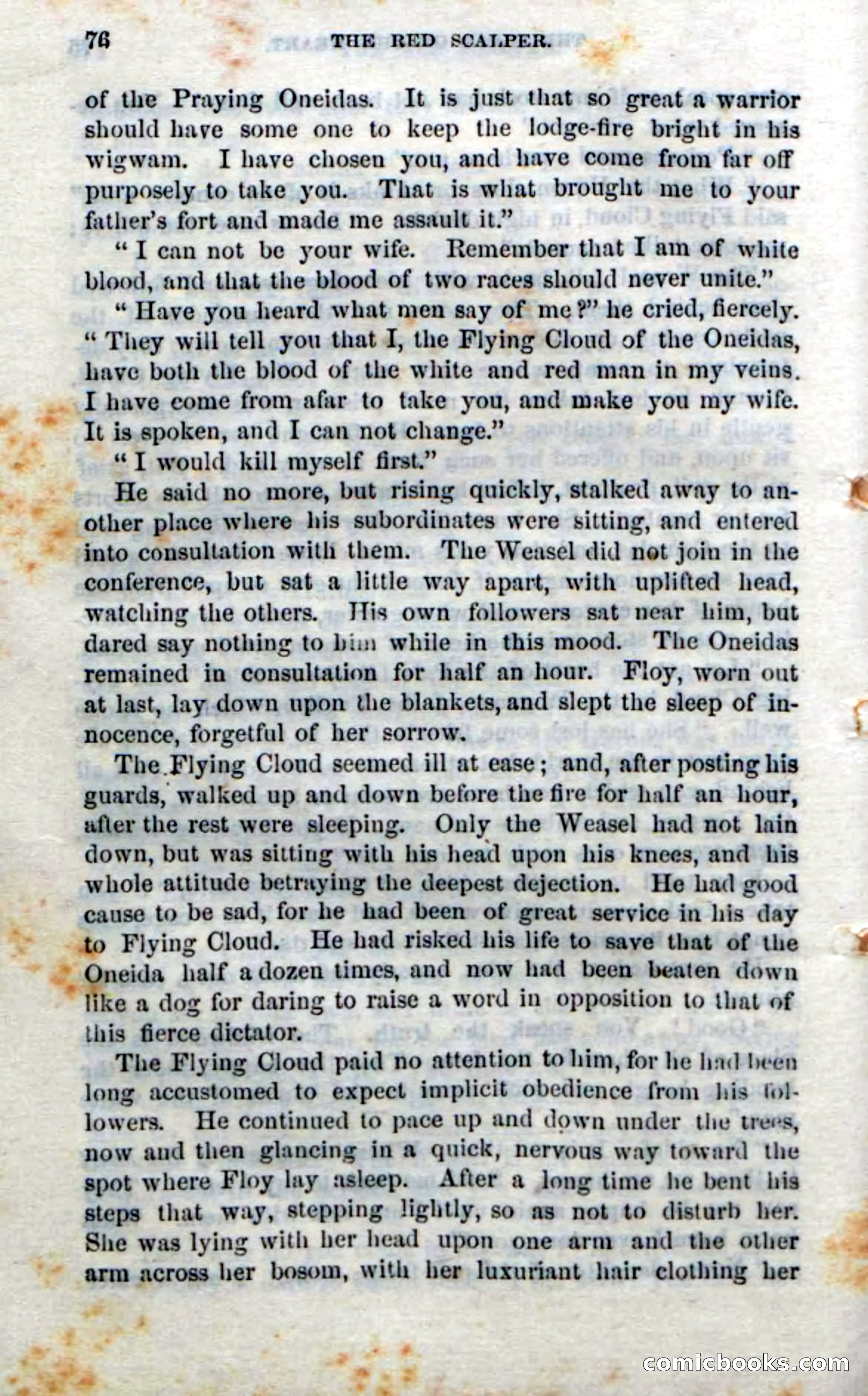 Beadle's Dime Novels No. 186: The Red Scalper — page 74 of 100