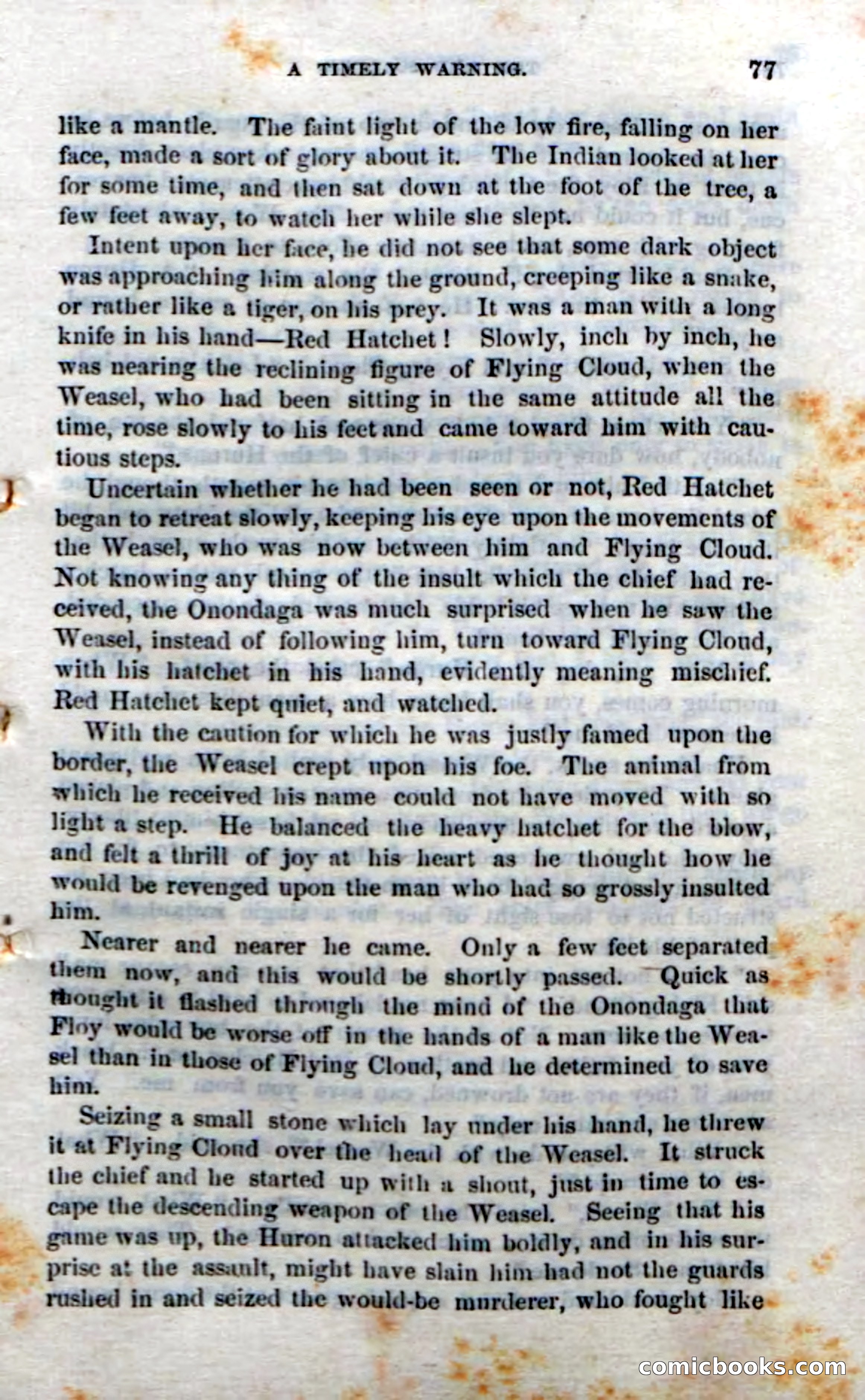 Beadle's Dime Novels No. 186: The Red Scalper — page 75 of 100
