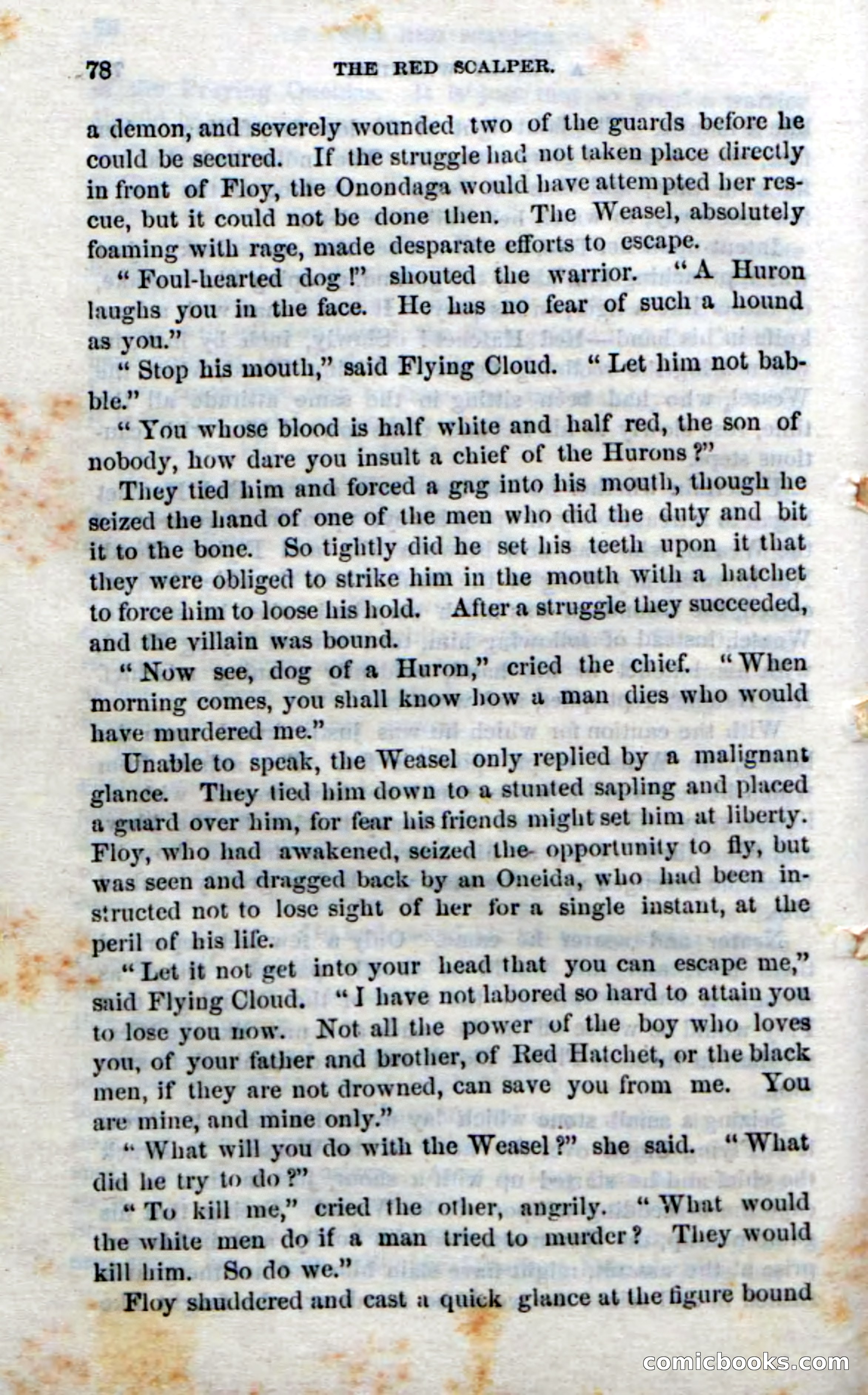 Beadle's Dime Novels No. 186: The Red Scalper — page 76 of 100