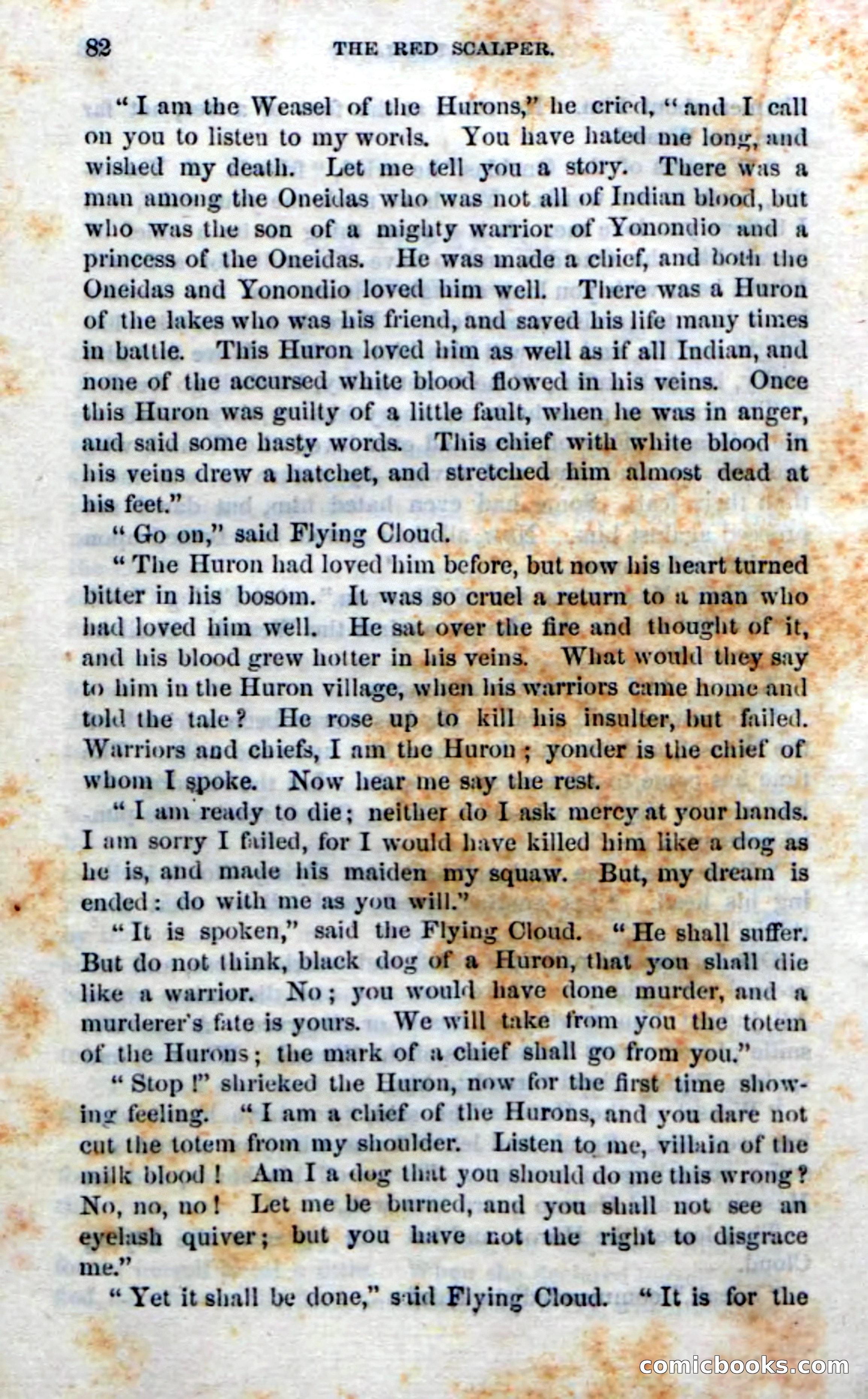 Beadle's Dime Novels No. 186: The Red Scalper — page 80 of 100