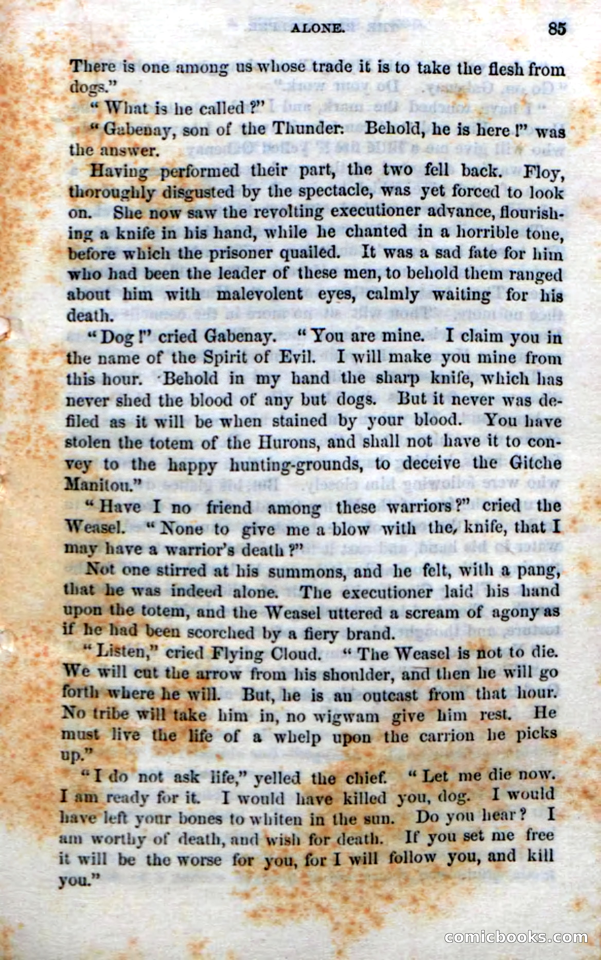 Beadle's Dime Novels No. 186: The Red Scalper — page 83 of 100