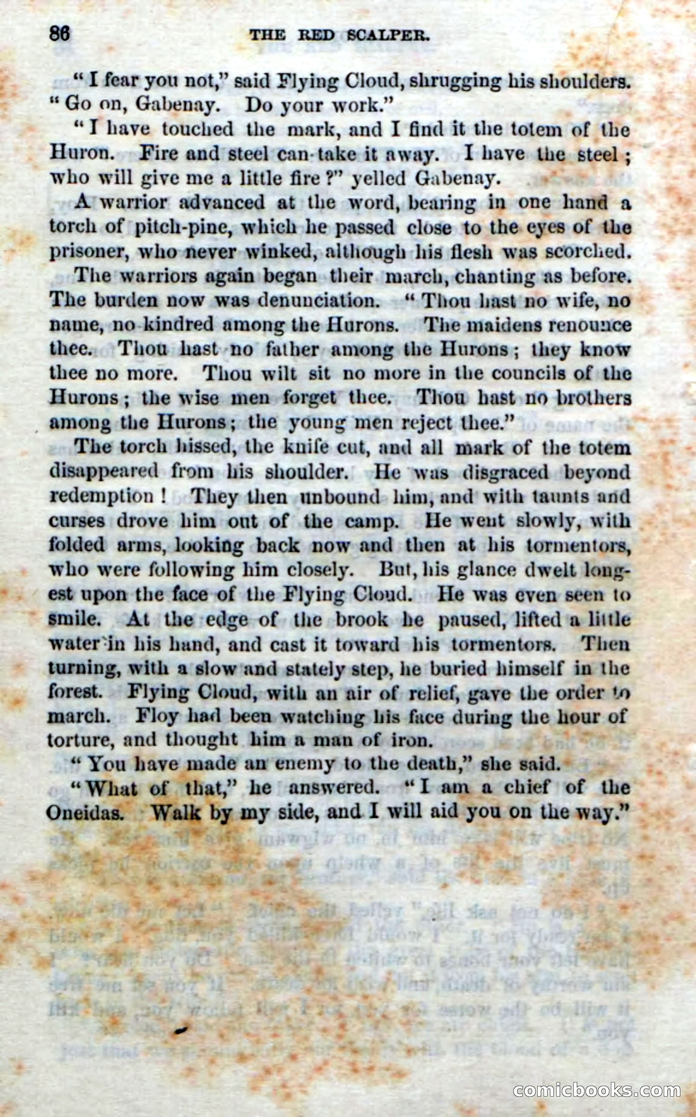 Beadle's Dime Novels No. 186: The Red Scalper — page 84 of 100