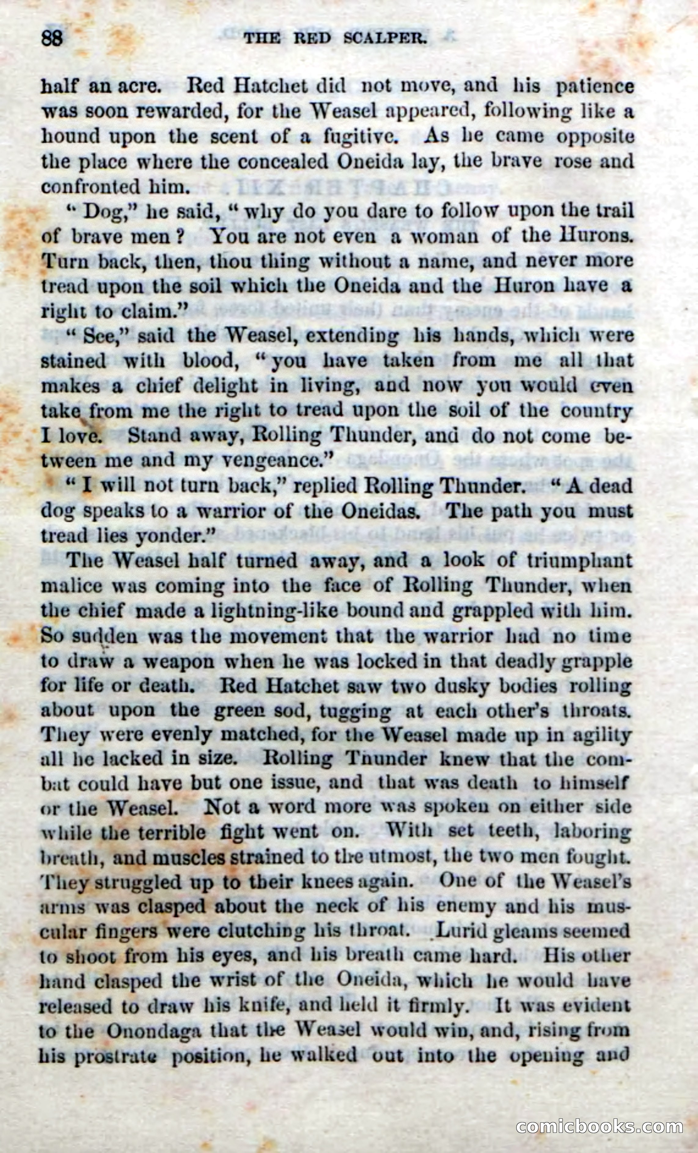 Beadle's Dime Novels No. 186: The Red Scalper — page 86 of 100