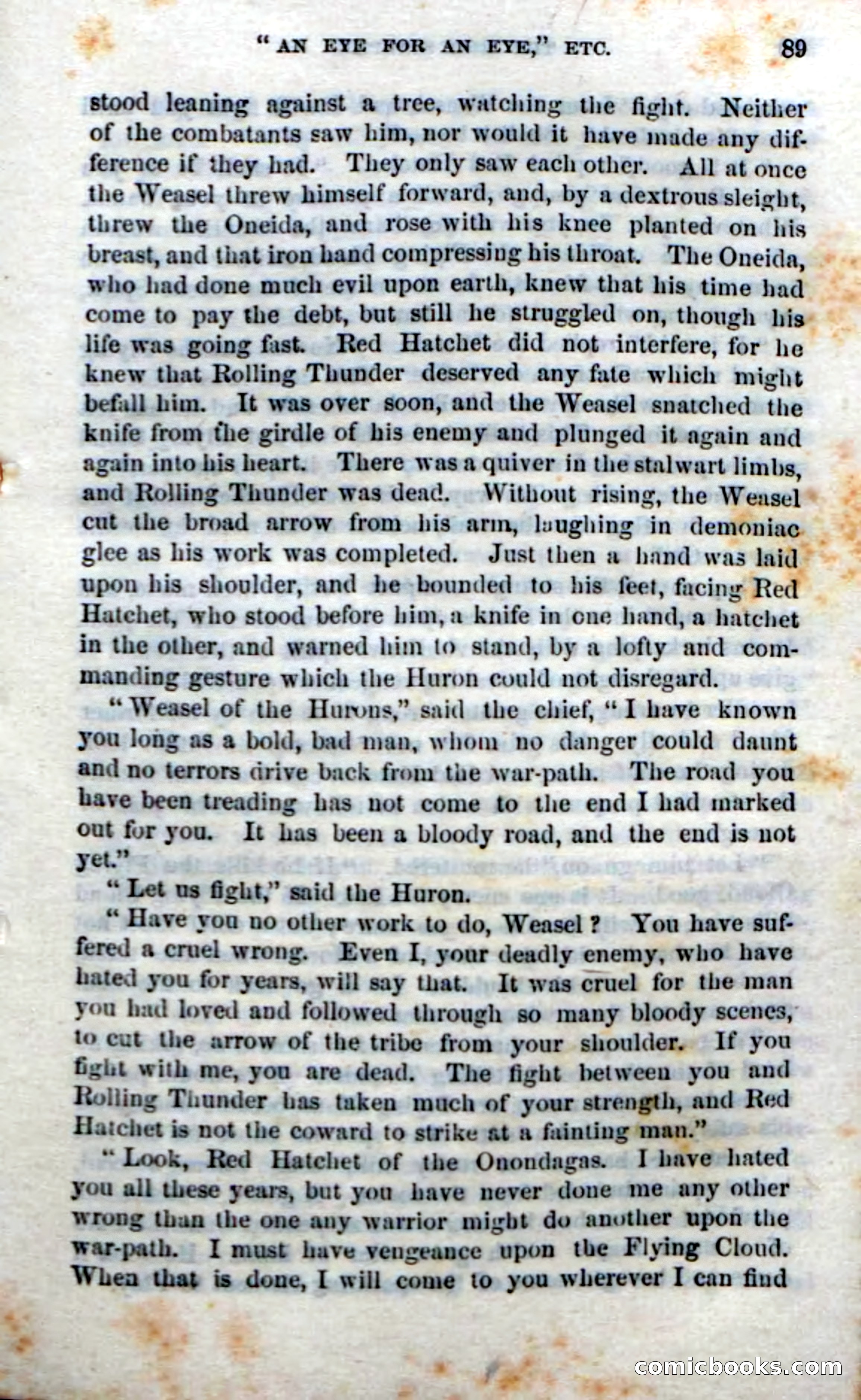 Beadle's Dime Novels No. 186: The Red Scalper — page 87 of 100