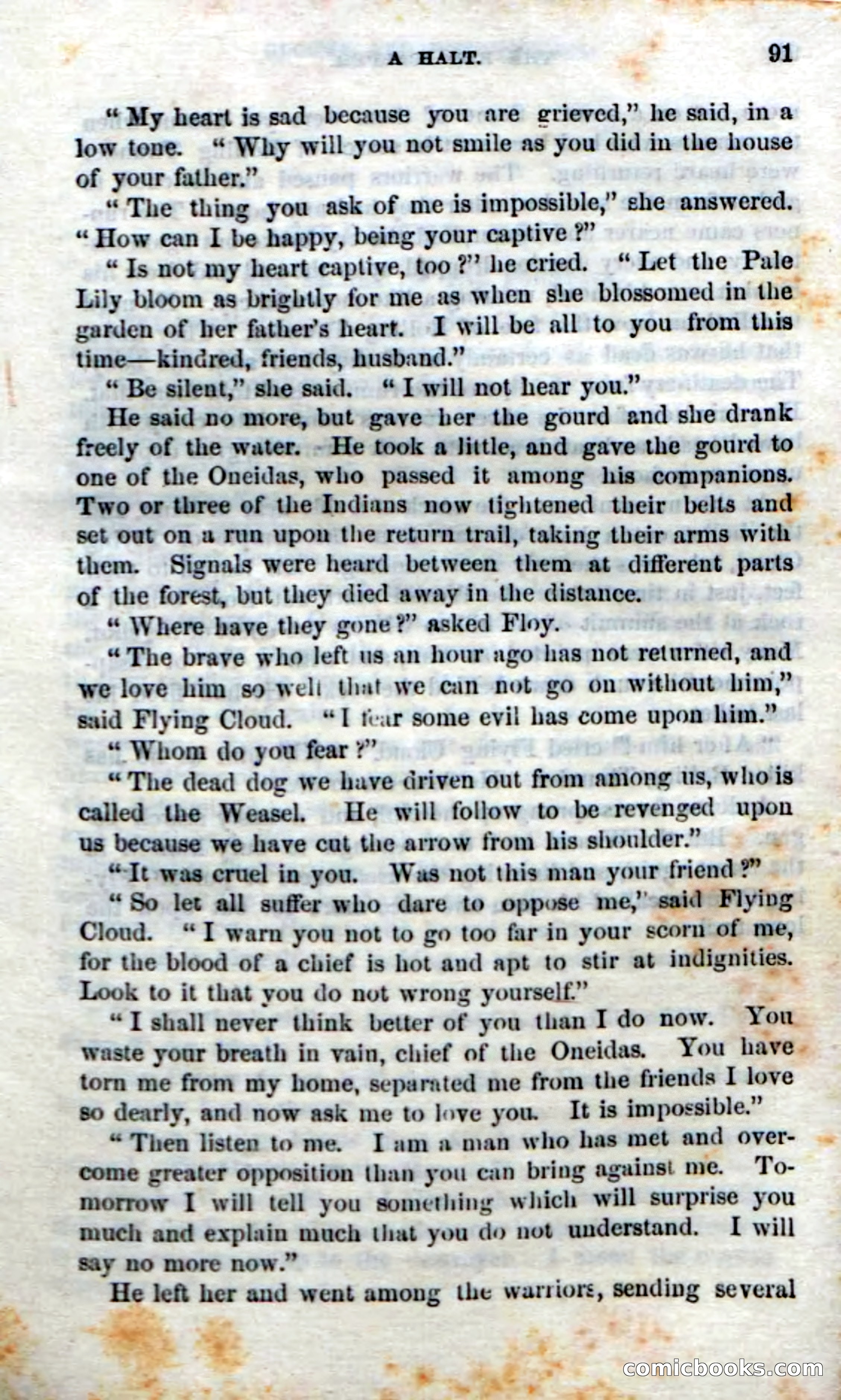 Beadle's Dime Novels No. 186: The Red Scalper — page 89 of 100