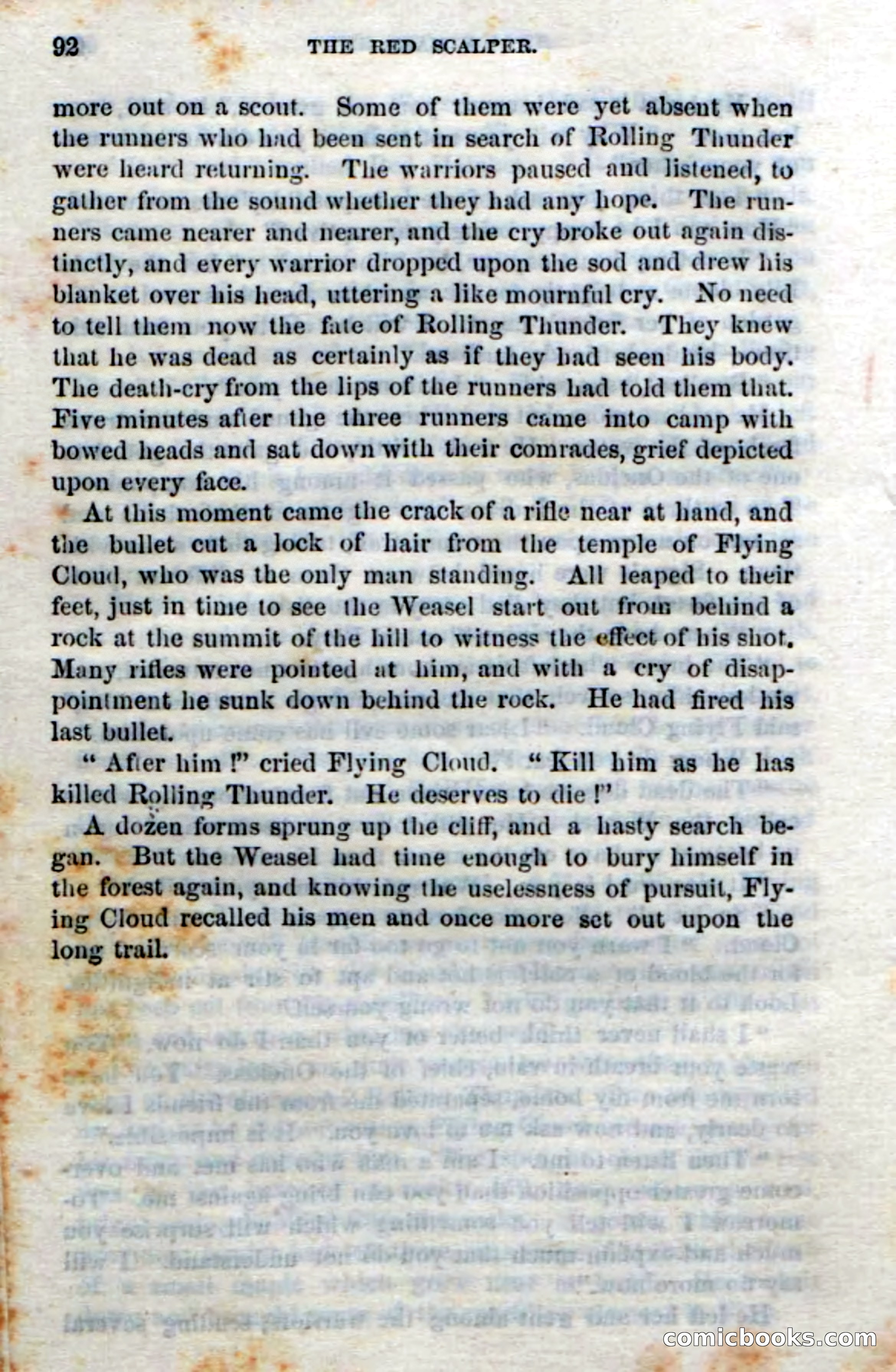 Beadle's Dime Novels No. 186: The Red Scalper — page 90 of 100