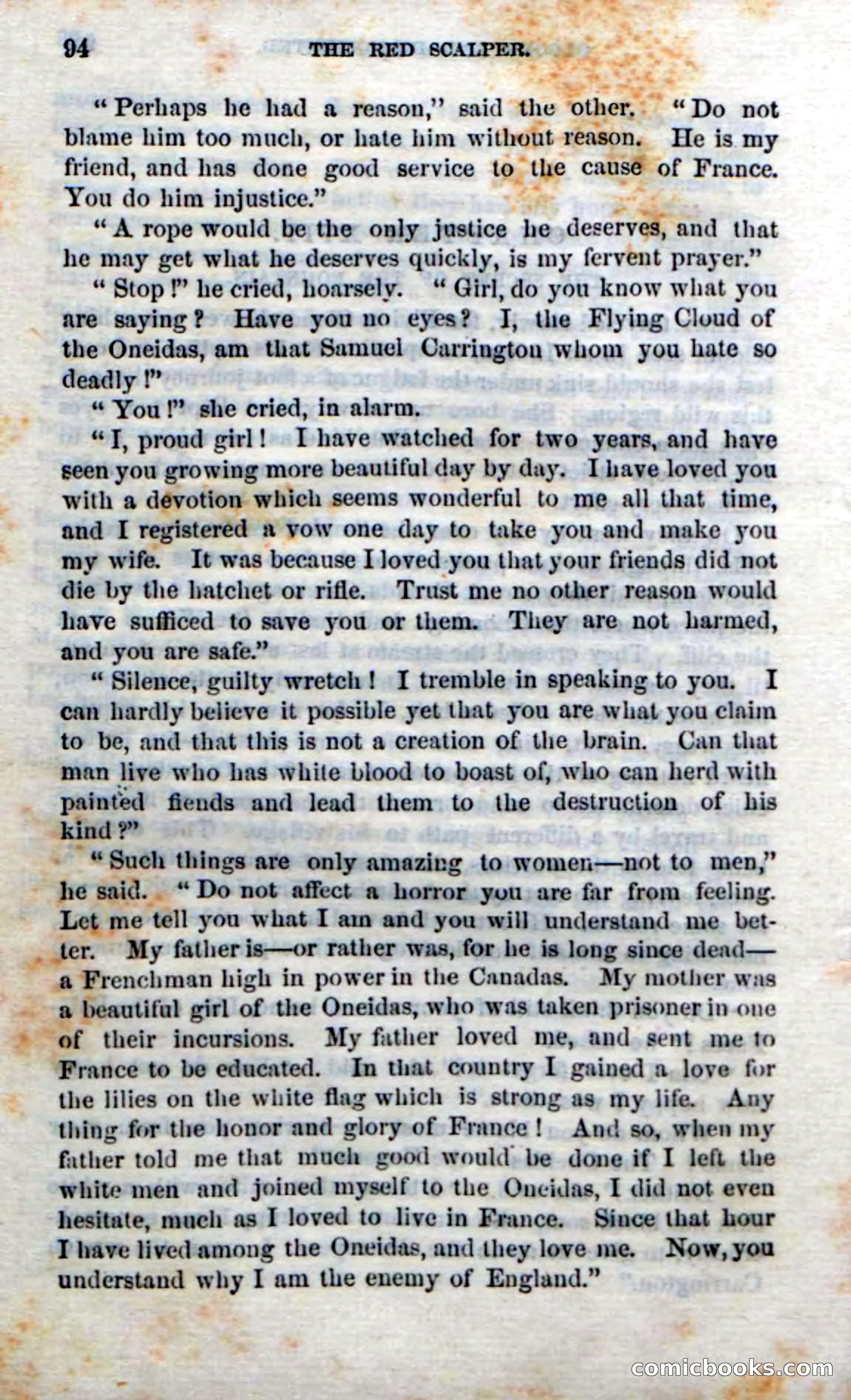 Beadle's Dime Novels No. 186: The Red Scalper — page 92 of 100