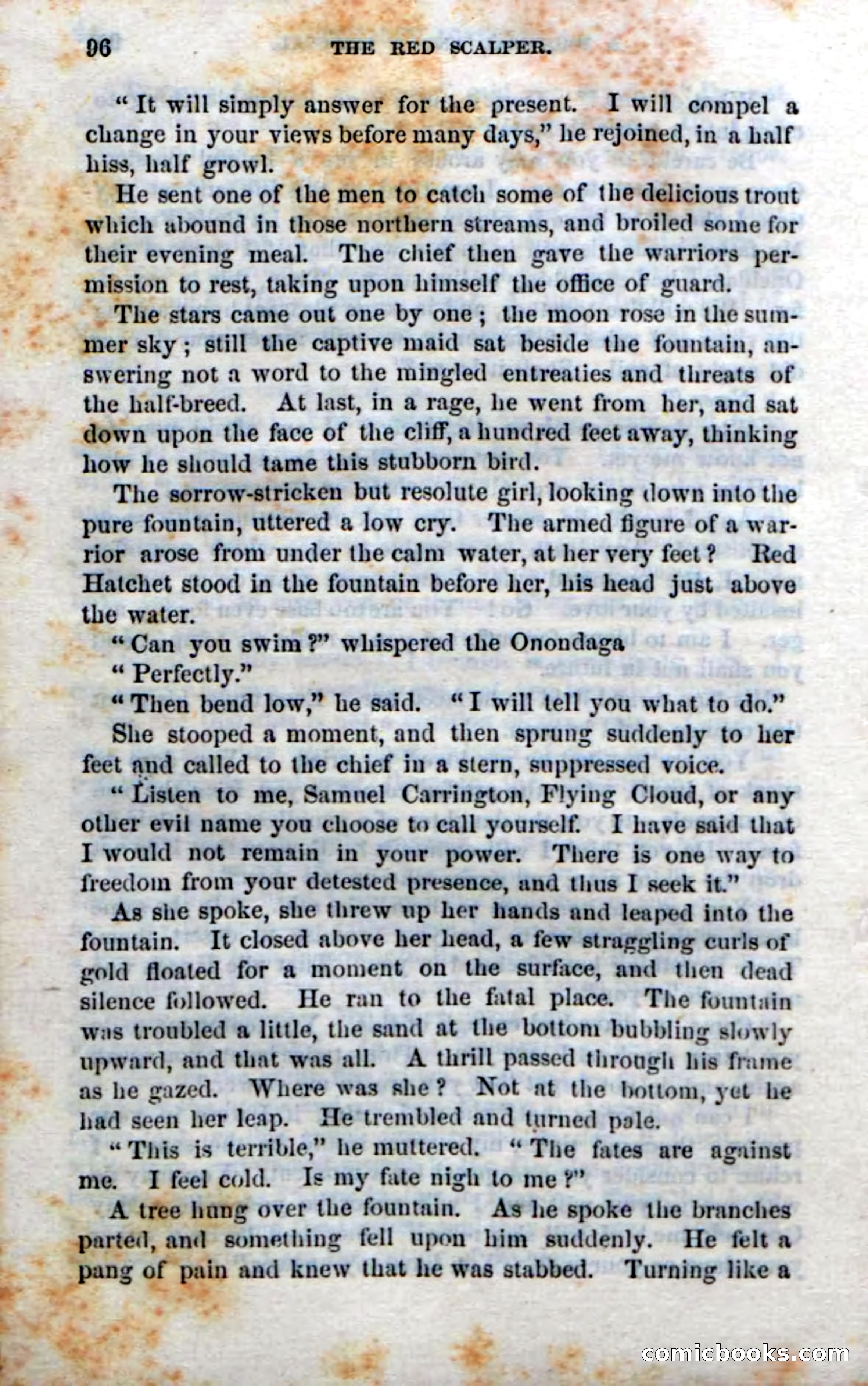 Beadle's Dime Novels No. 186: The Red Scalper — page 94 of 100