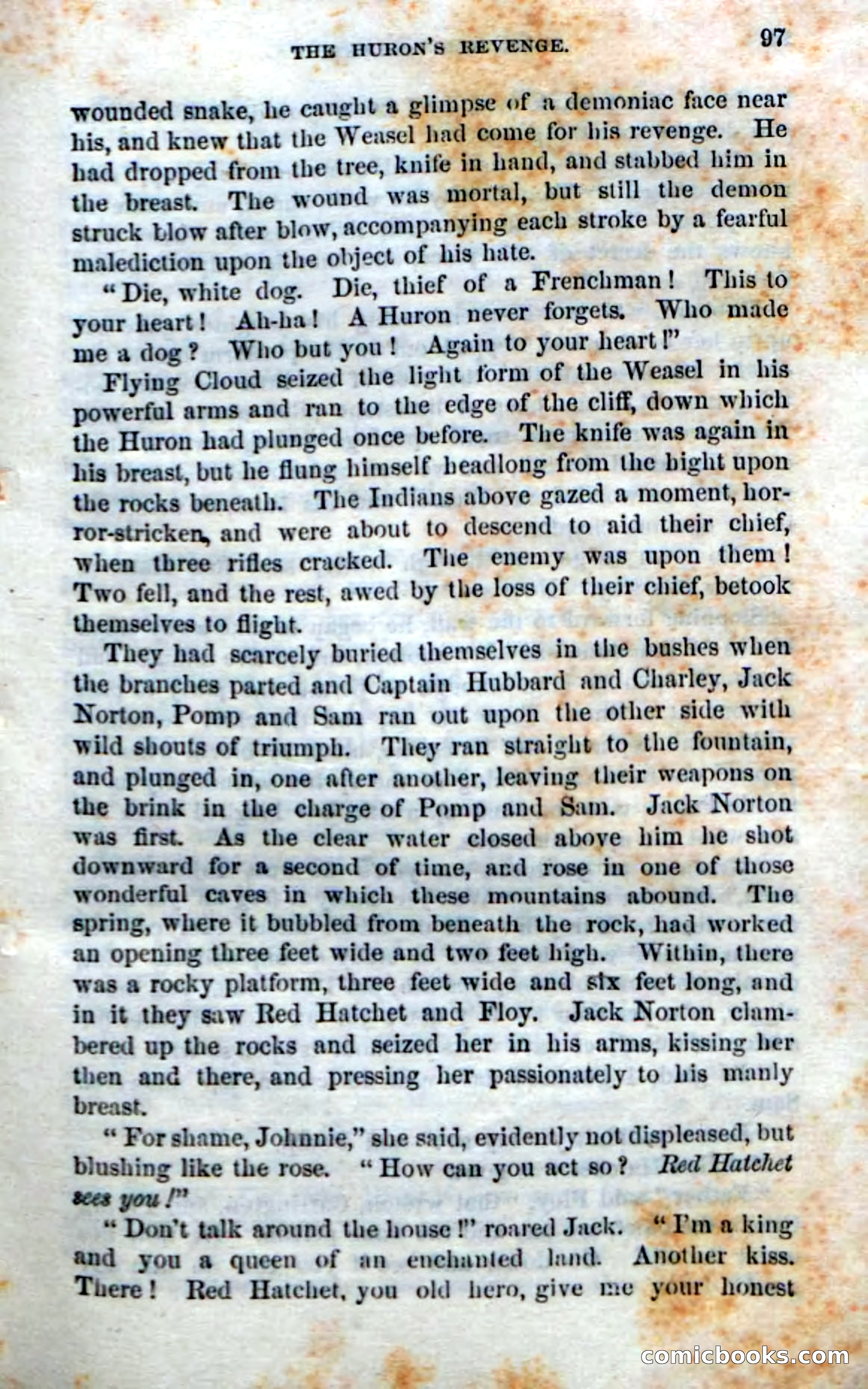 Beadle's Dime Novels No. 186: The Red Scalper — page 95 of 100