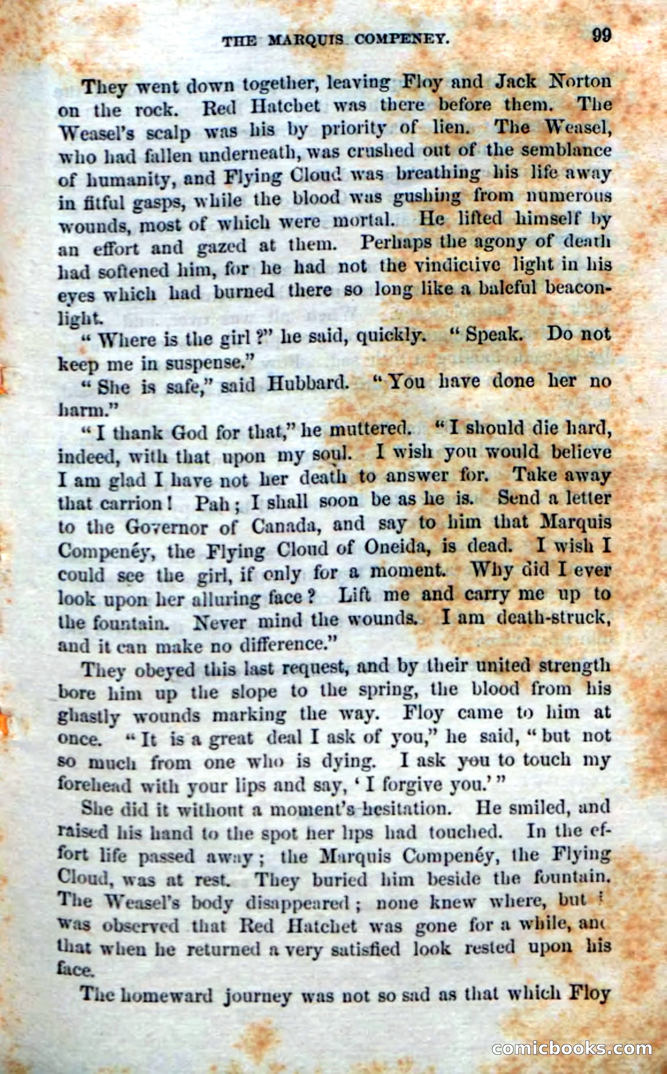 Beadle's Dime Novels No. 186: The Red Scalper — page 97 of 100