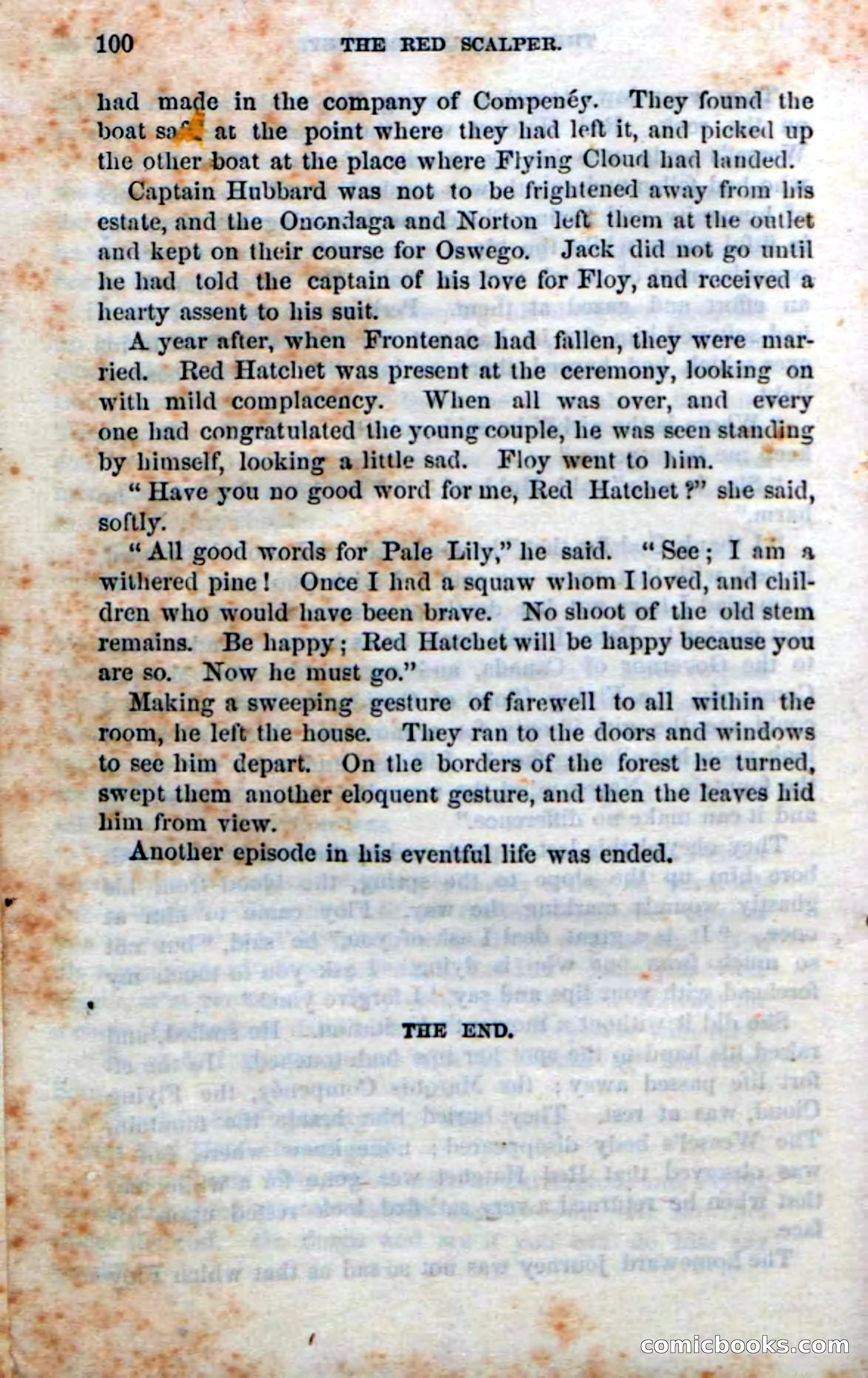 Beadle's Dime Novels No. 186: The Red Scalper — page 98 of 100