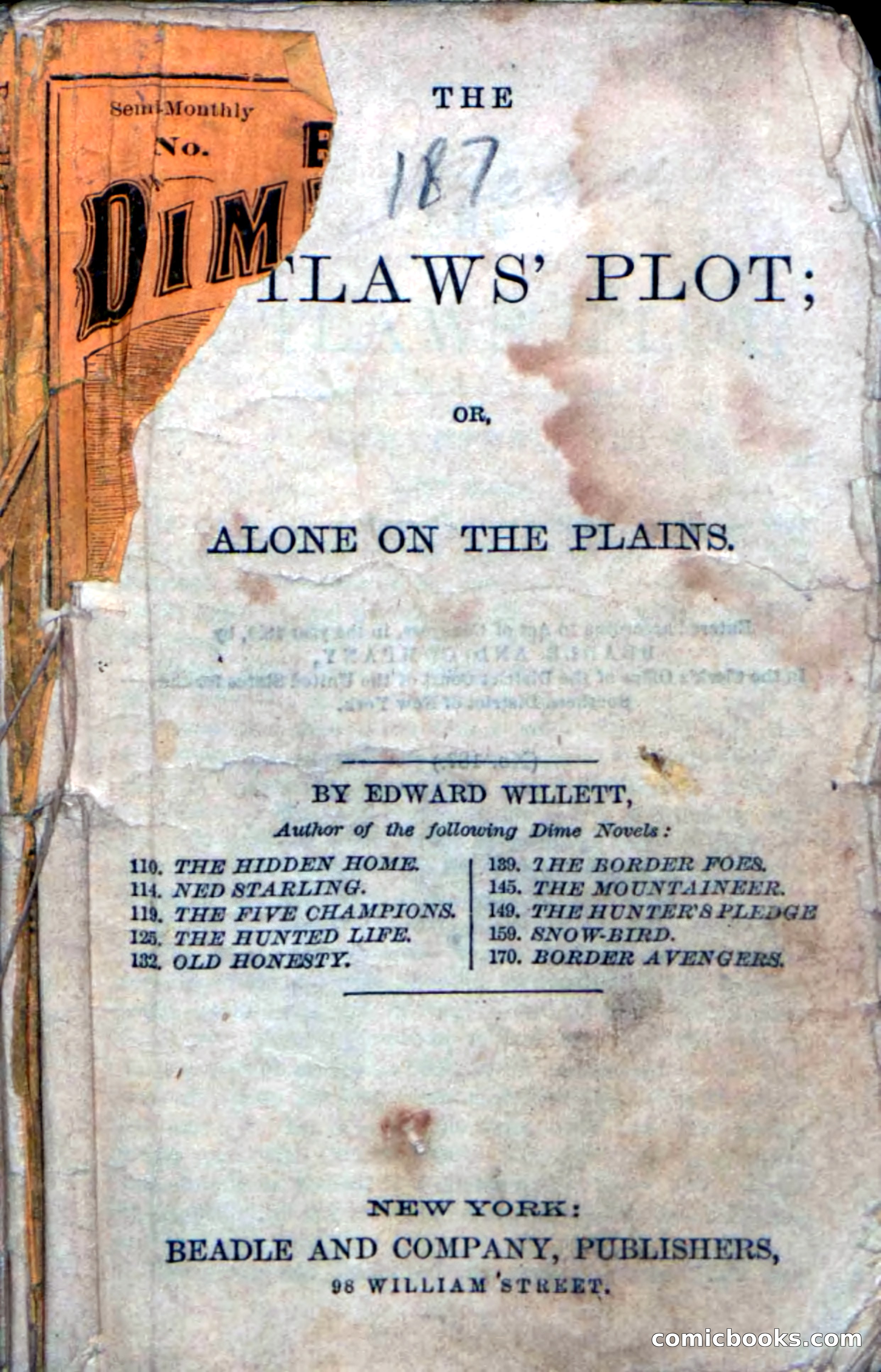 The Laws' Plot; or, Alone on the Plains
