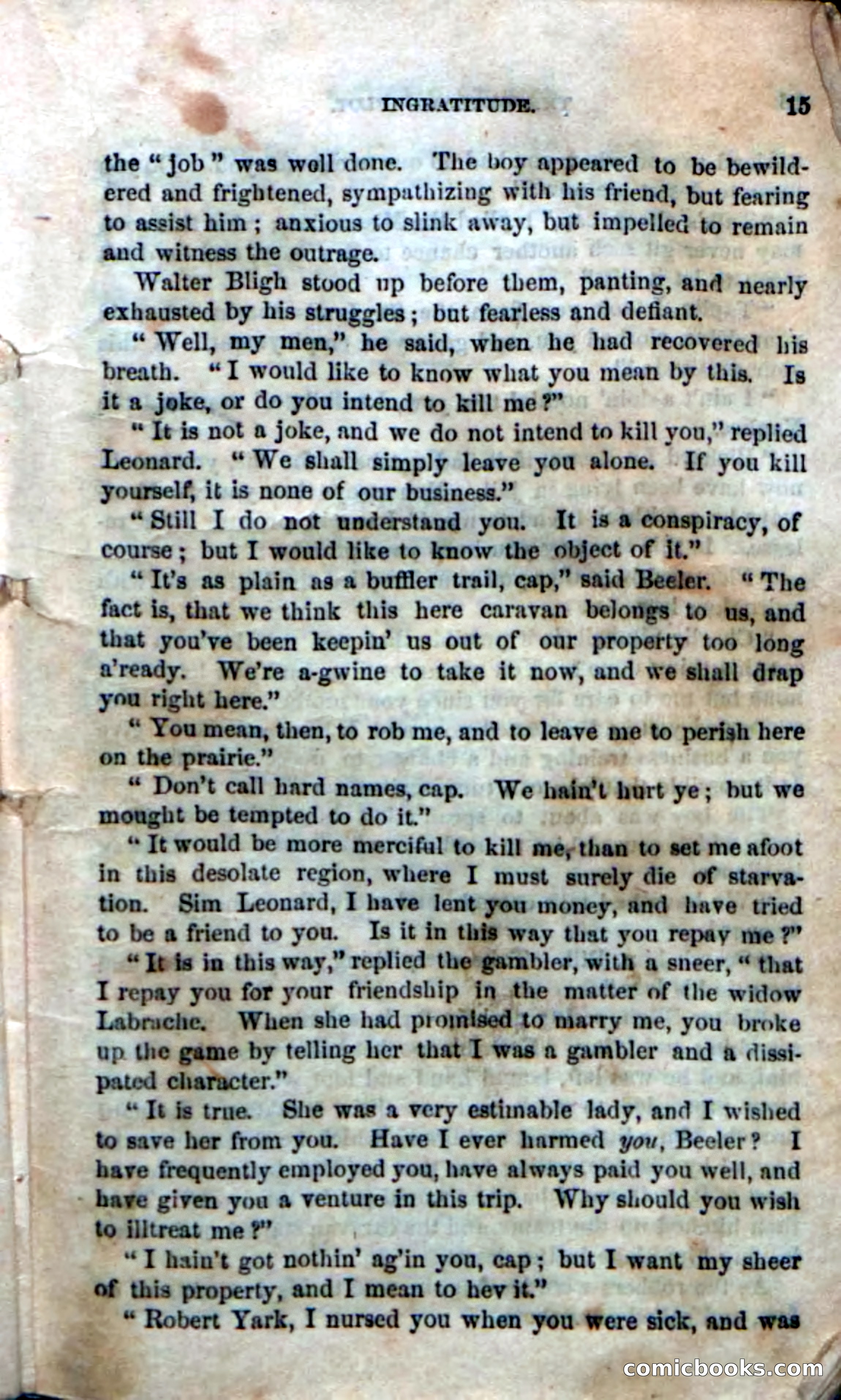 The Laws' Plot; or, Alone on the Plains — page 9 of 92
