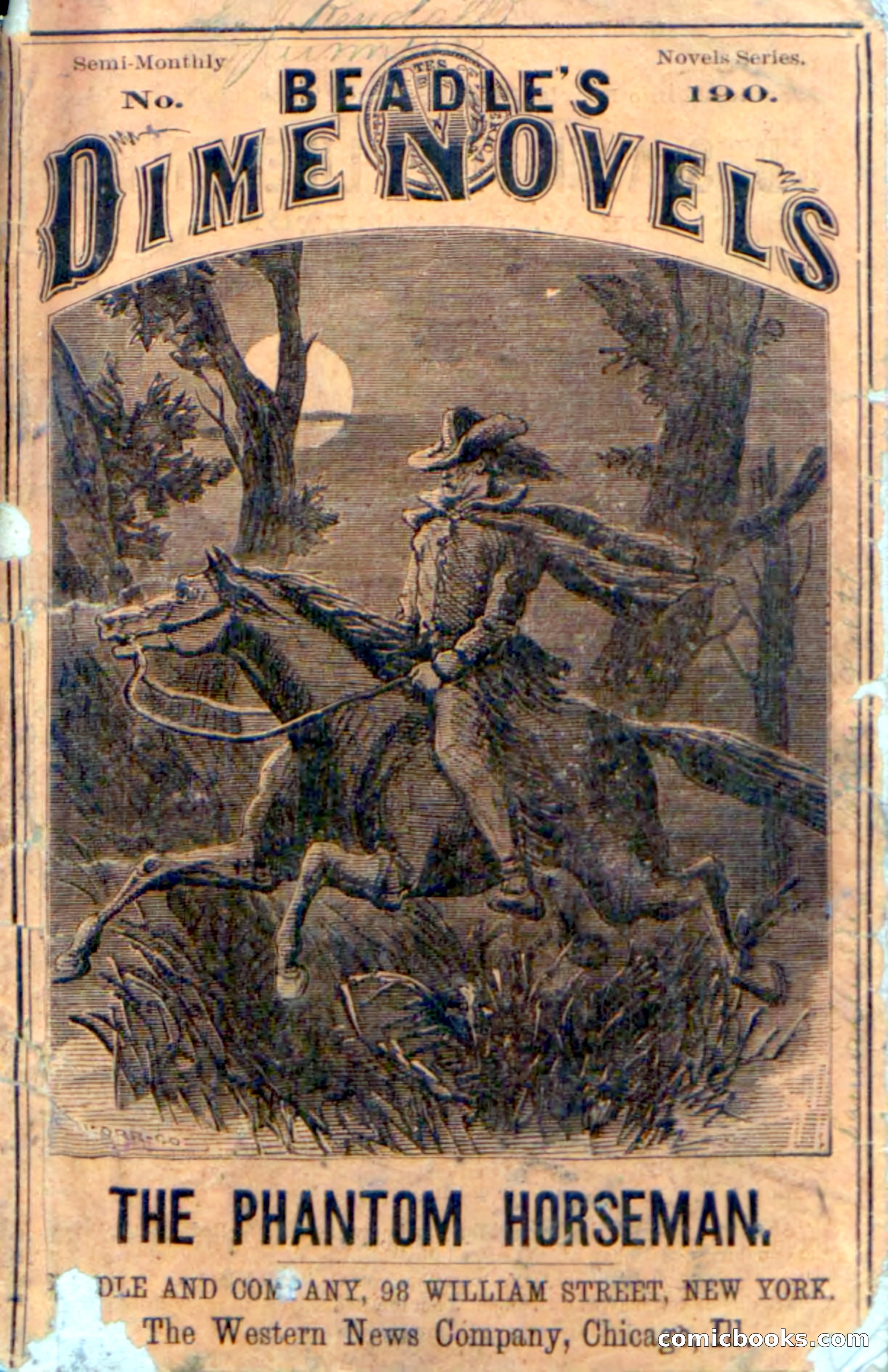 Beadle's Dime Novels No. 190: The Phantom Horseman