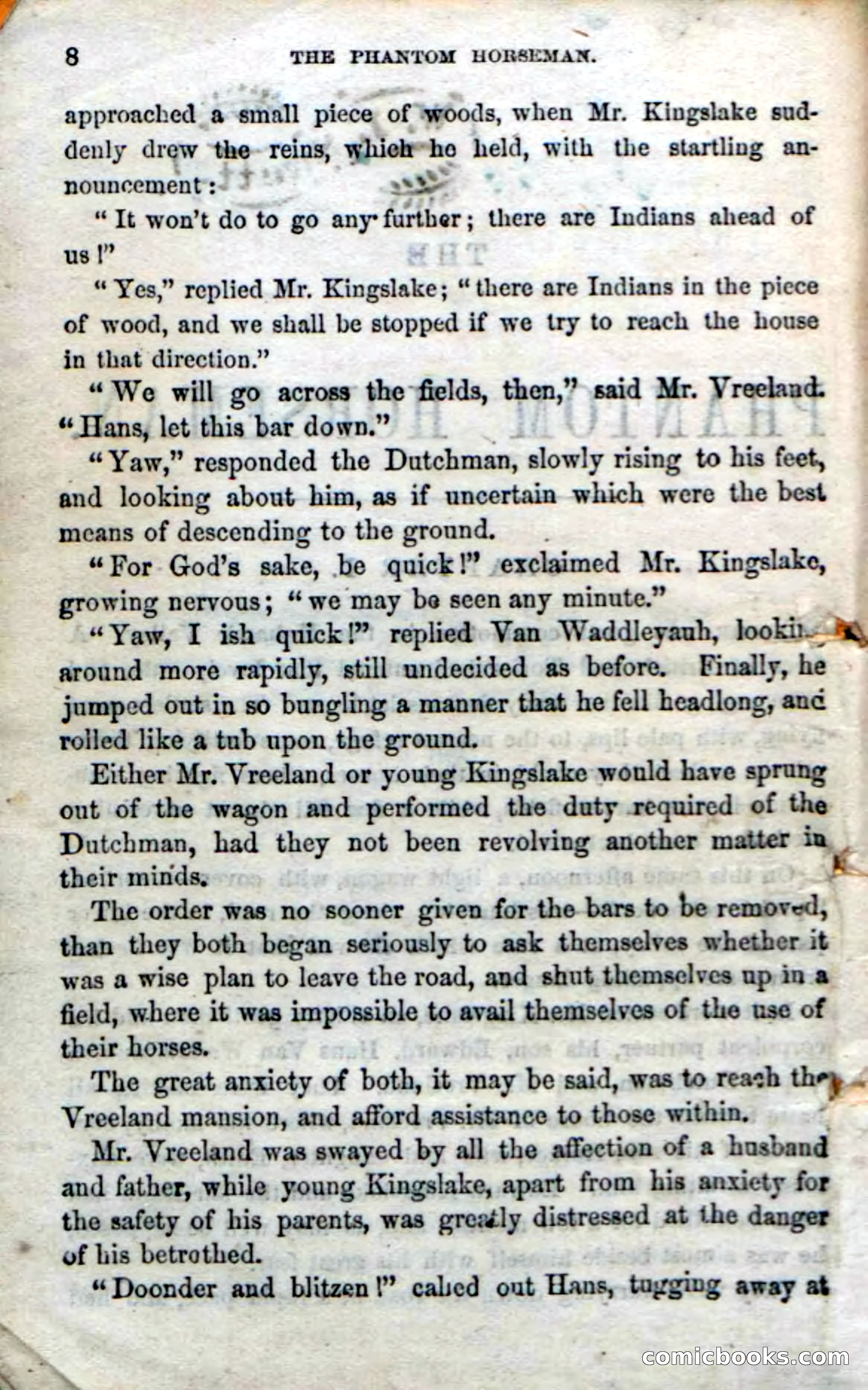 Beadle's Dime Novels No. 190: The Phantom Horseman — page 6 of 104
