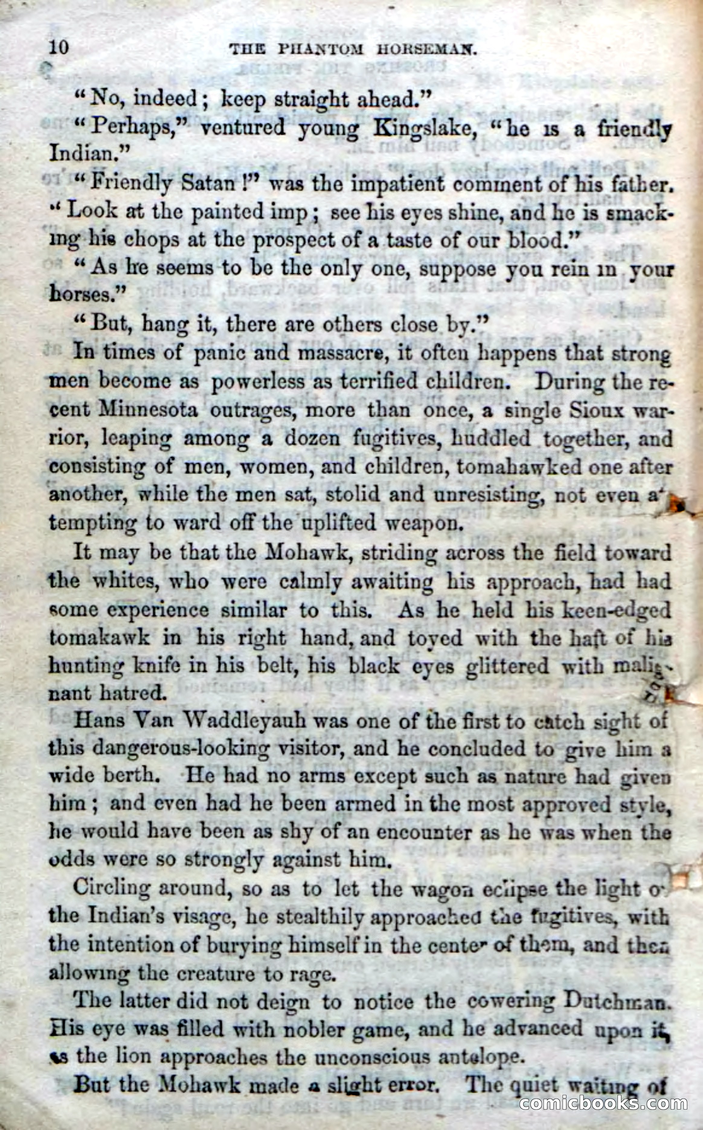 Beadle's Dime Novels No. 190: The Phantom Horseman — page 8 of 104