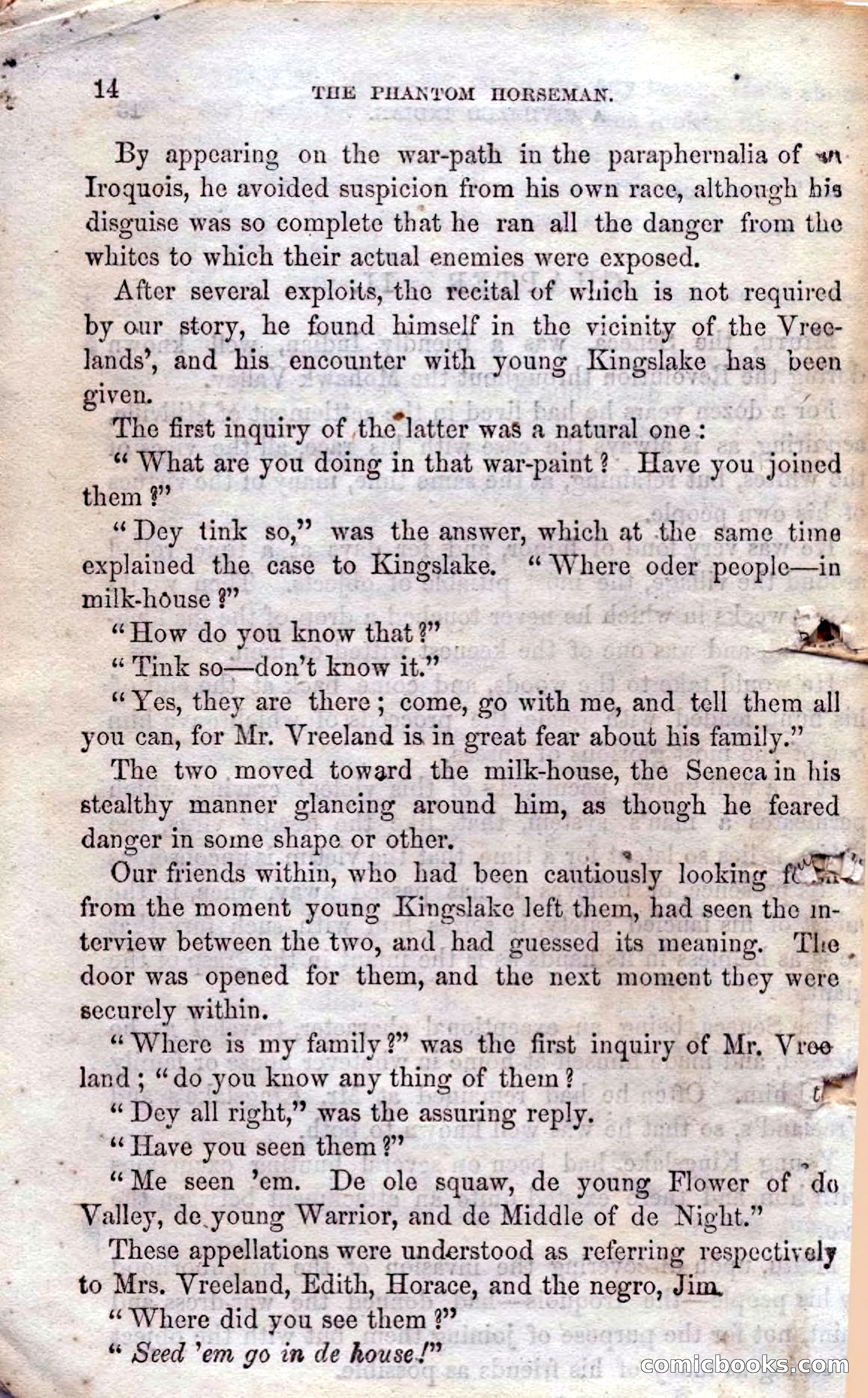 Beadle's Dime Novels No. 190: The Phantom Horseman — page 12 of 104