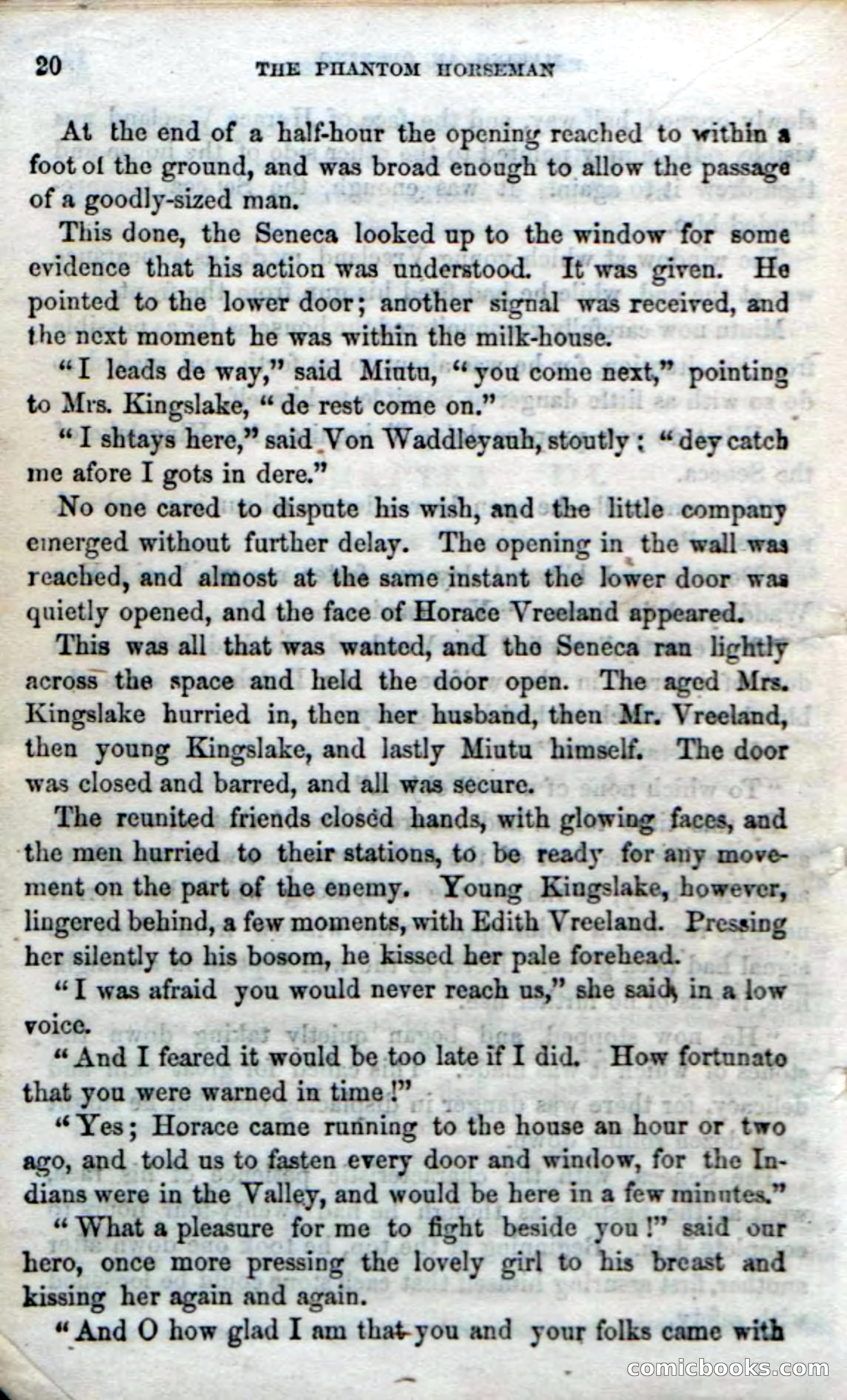 Beadle's Dime Novels No. 190: The Phantom Horseman — page 18 of 104