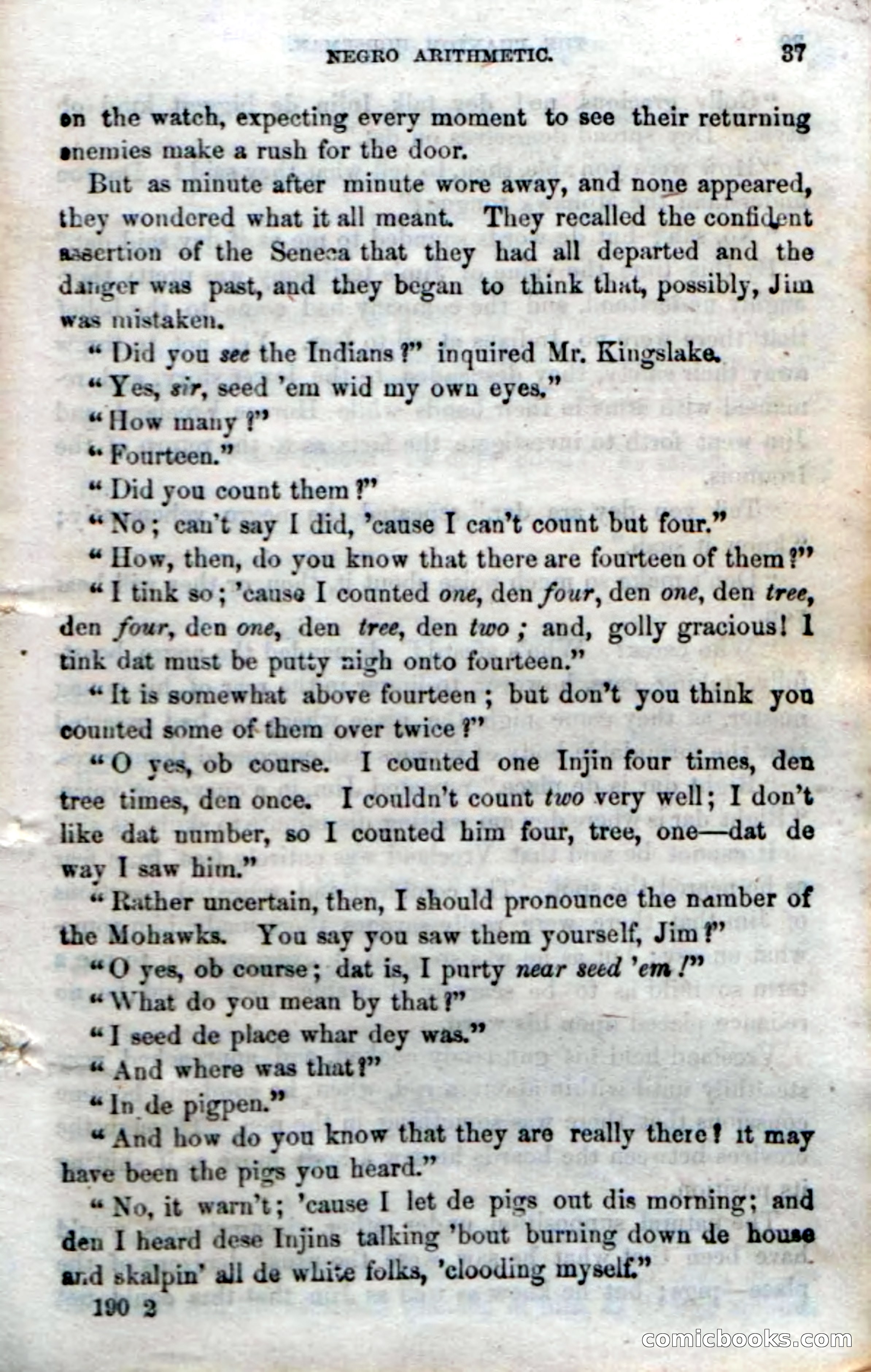 Beadle's Dime Novels No. 190: The Phantom Horseman — page 35 of 104
