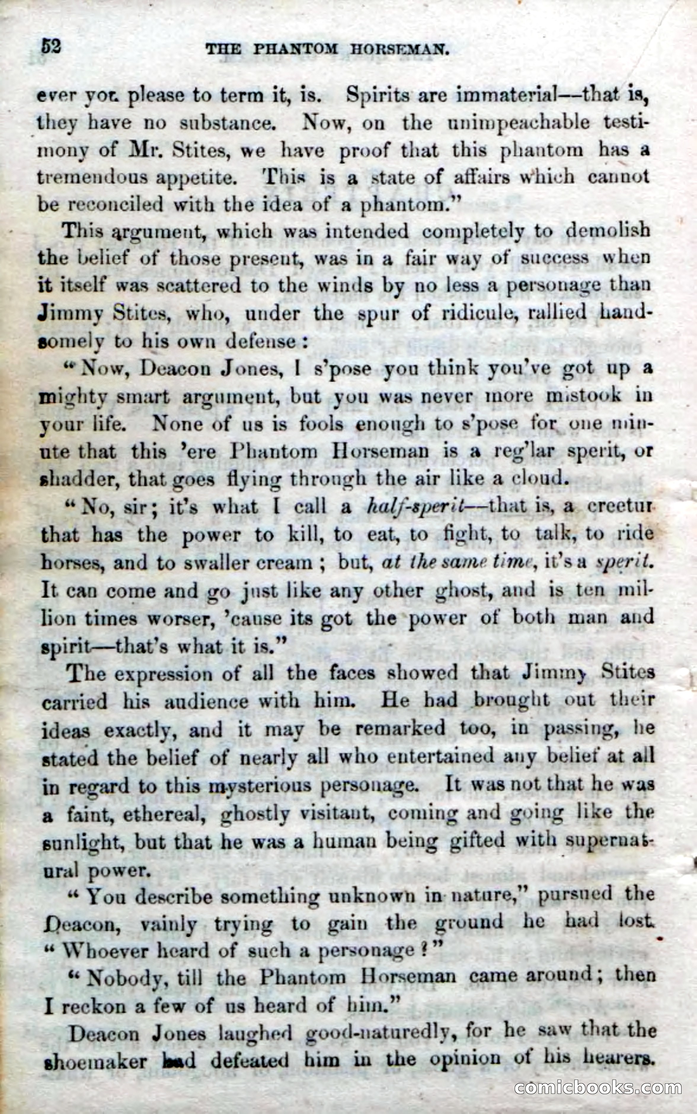 Beadle's Dime Novels No. 190: The Phantom Horseman — page 50 of 104
