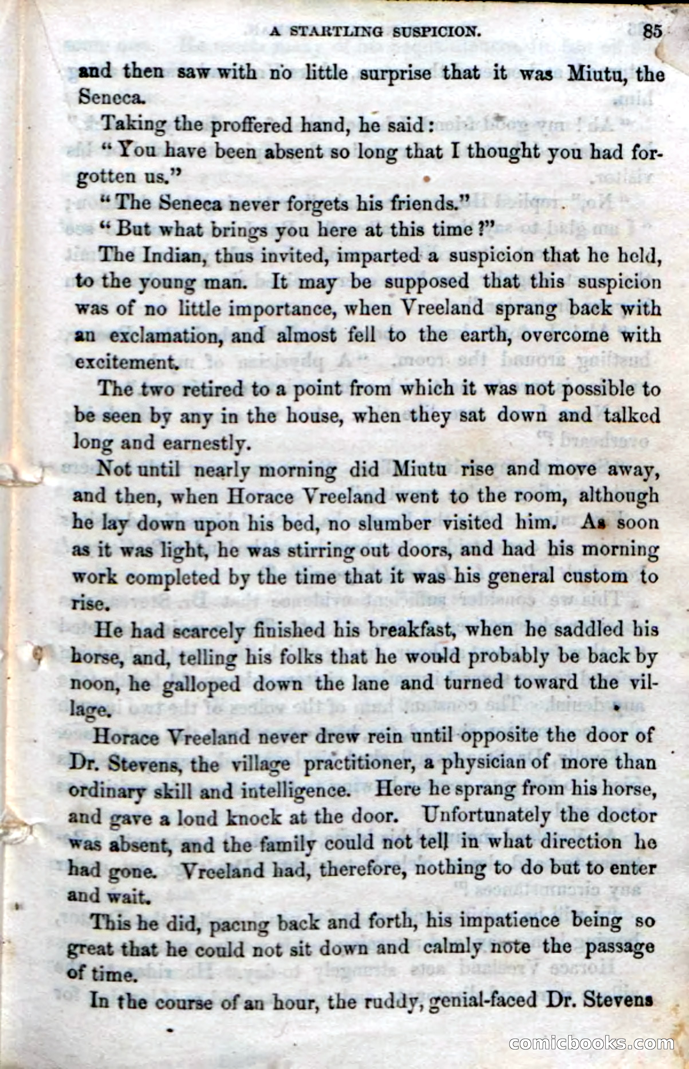 Beadle's Dime Novels No. 190: The Phantom Horseman — page 83 of 104