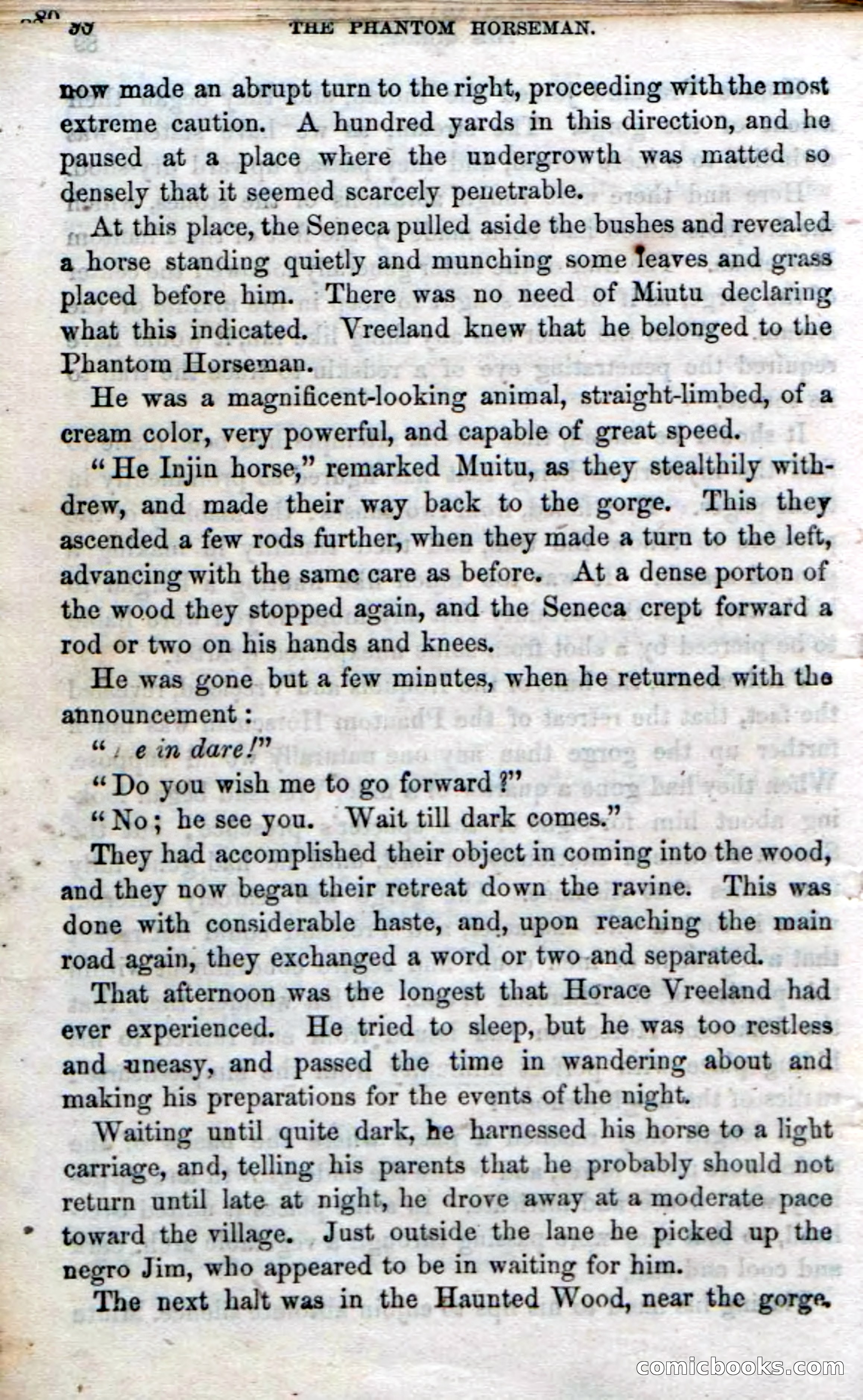 Beadle's Dime Novels No. 190: The Phantom Horseman — page 88 of 104